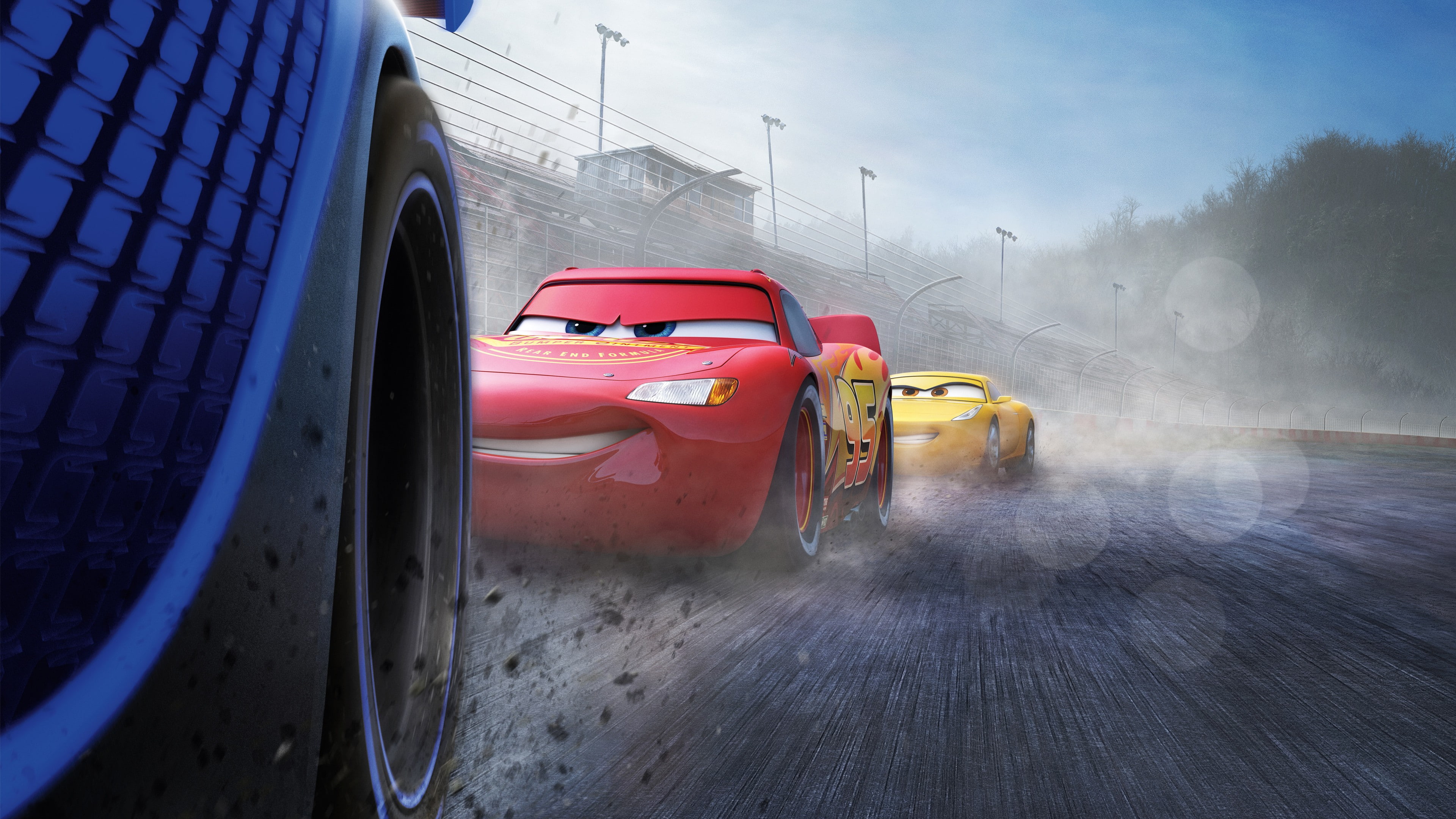 Cars 3, 4k, Lightning McQueen, poster