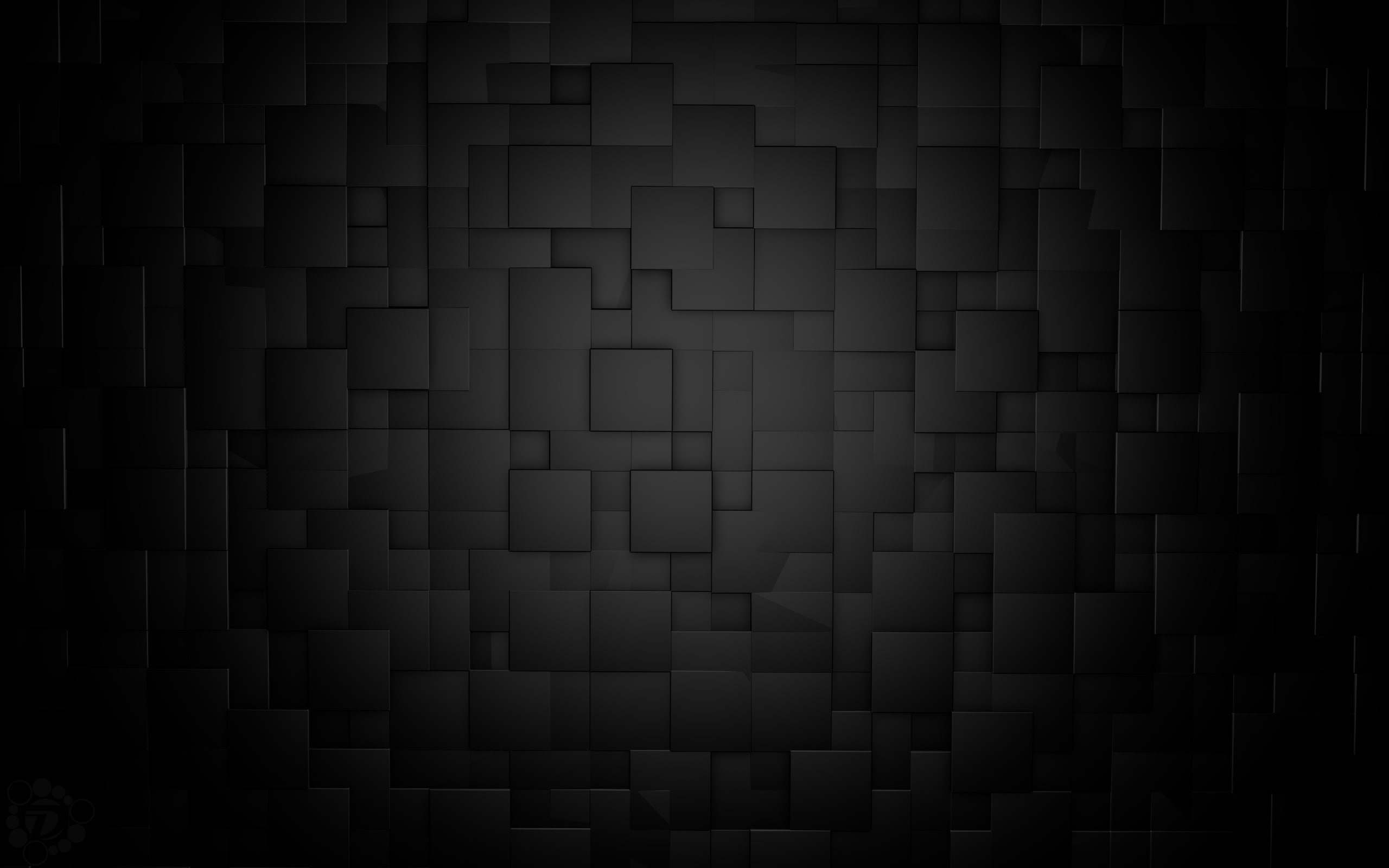 cube, black, Cinema 4D, minimalism