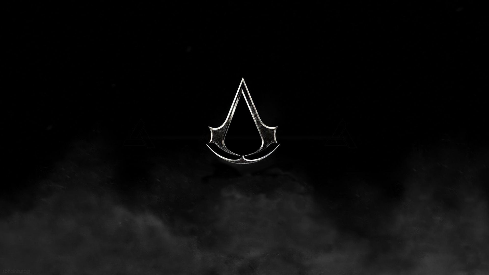 Assassin's Creed emblem, backgrounds, royalty, black Color, luxury