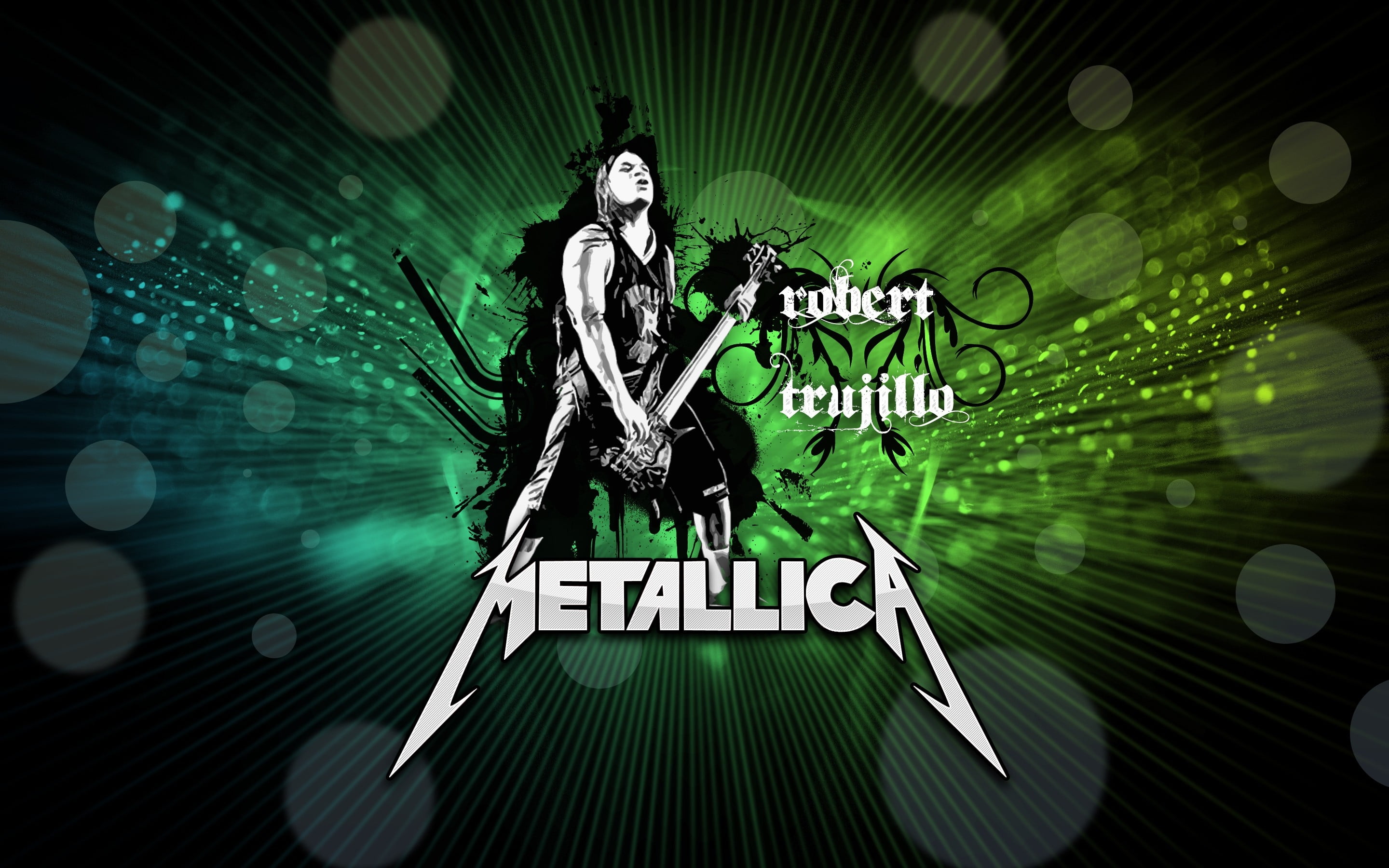 Metallica Robert Trujillo wallpaper, guitarist, graphics, font
