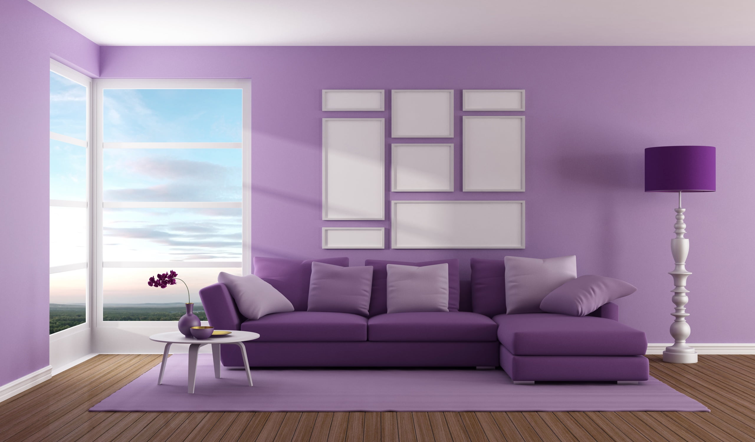 purple, interior, interior design, 3d design,   digital , domestic room