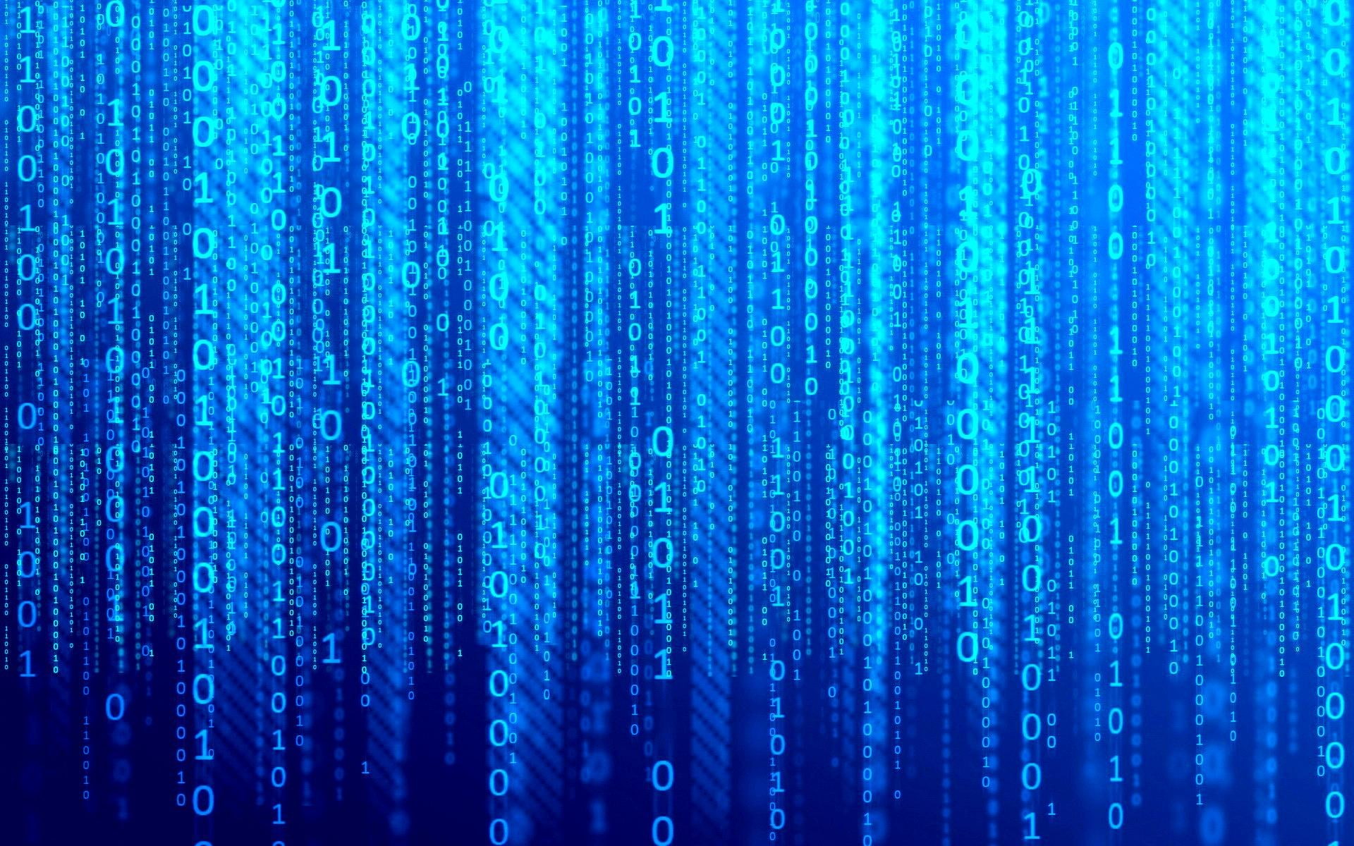 matrix computer desktop backgrounds, blue, data, binary code