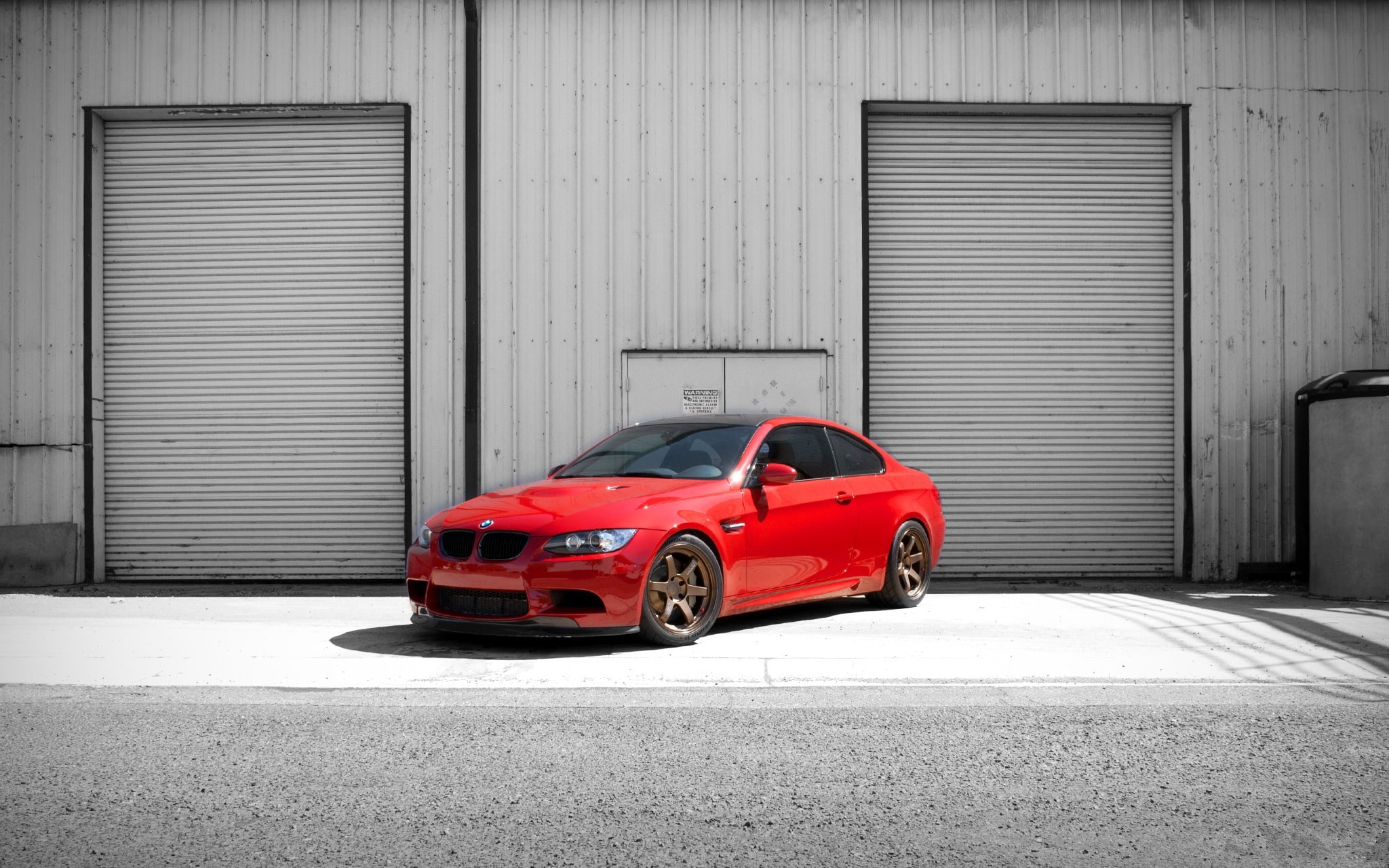 red, the building, BMW, billboards, e92, tinted, blinds