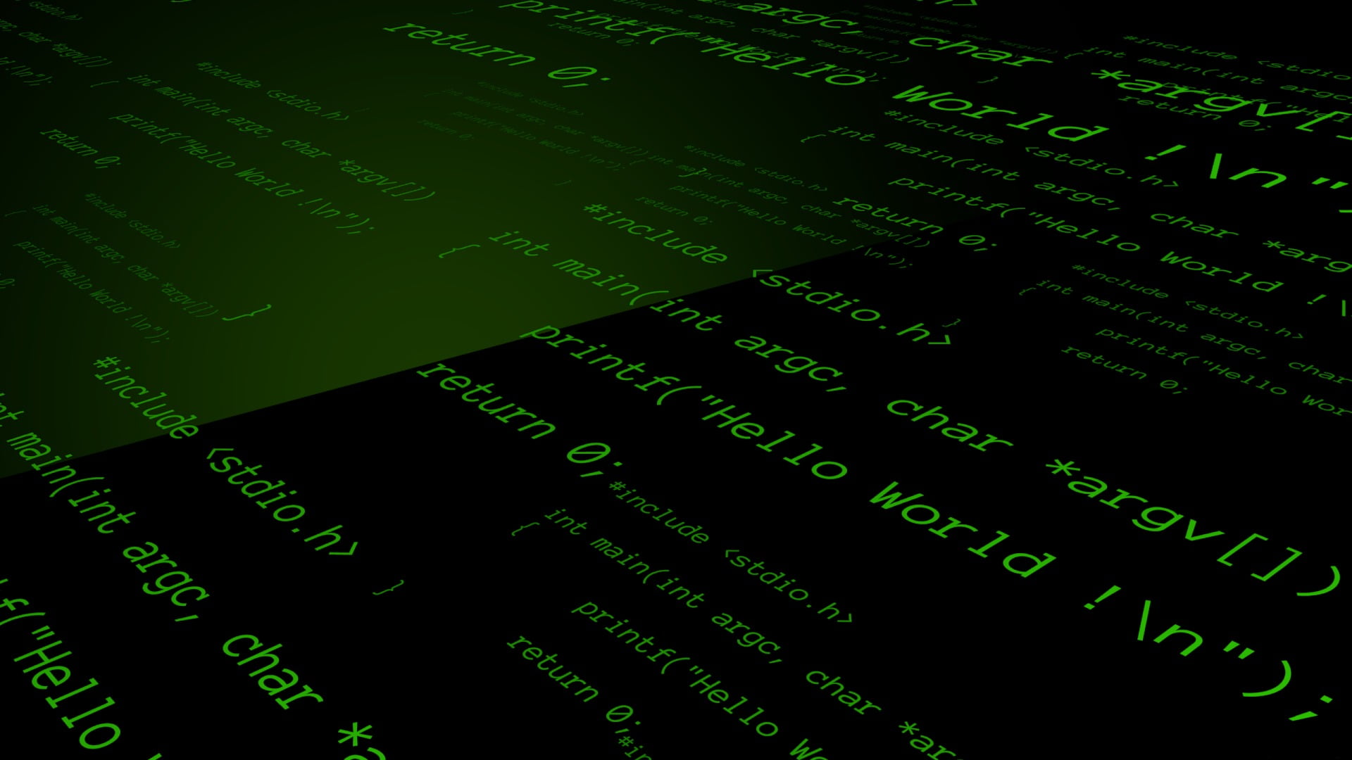 green computer code, black, figures, computer Language, data