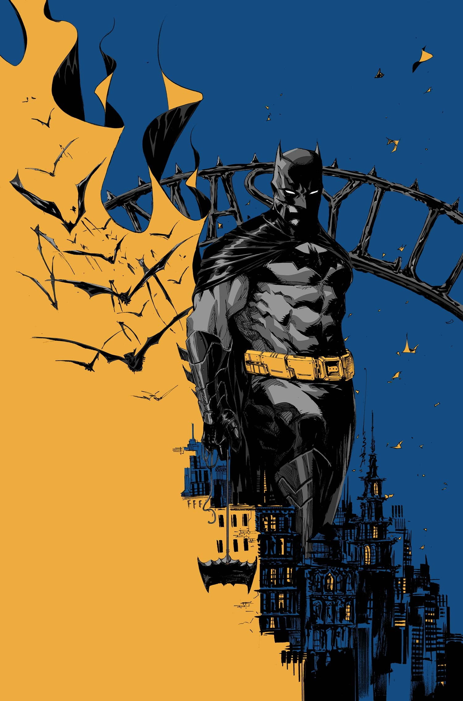 Batman illustration, Batman Eternal, vector, evil, halloween