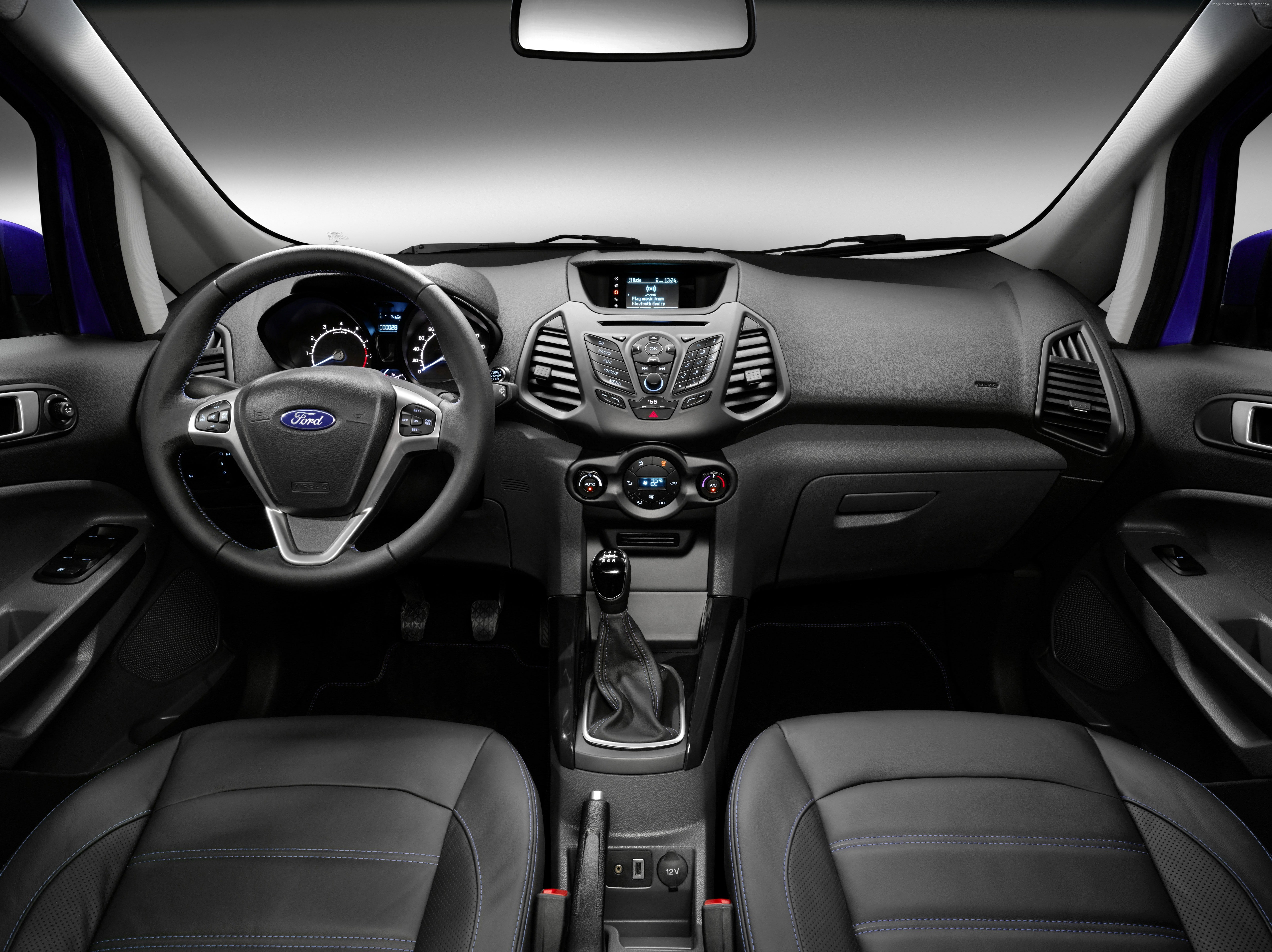 crossover, Ford, ecosafe, Ford EcoSport, SYNC, interior, LHD