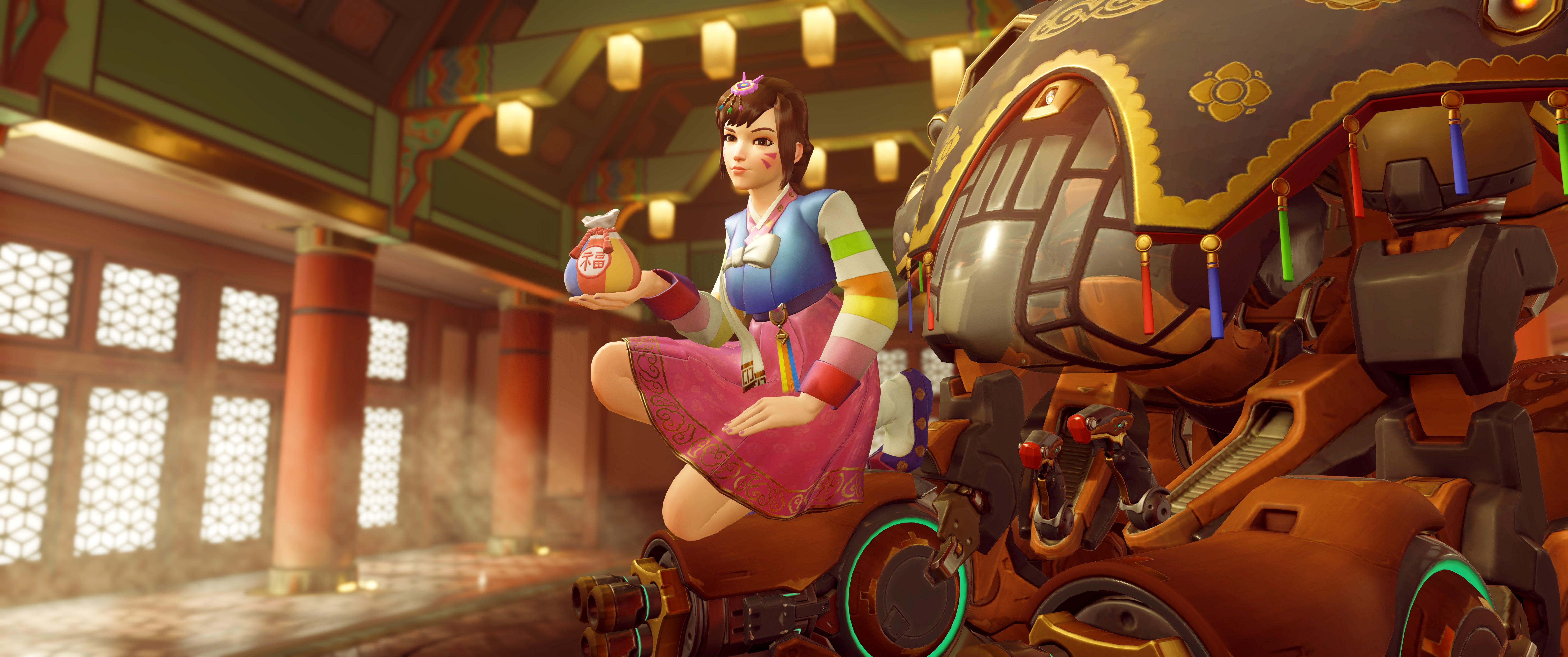 chinese new year, D.Va (Overwatch), transportation, two people