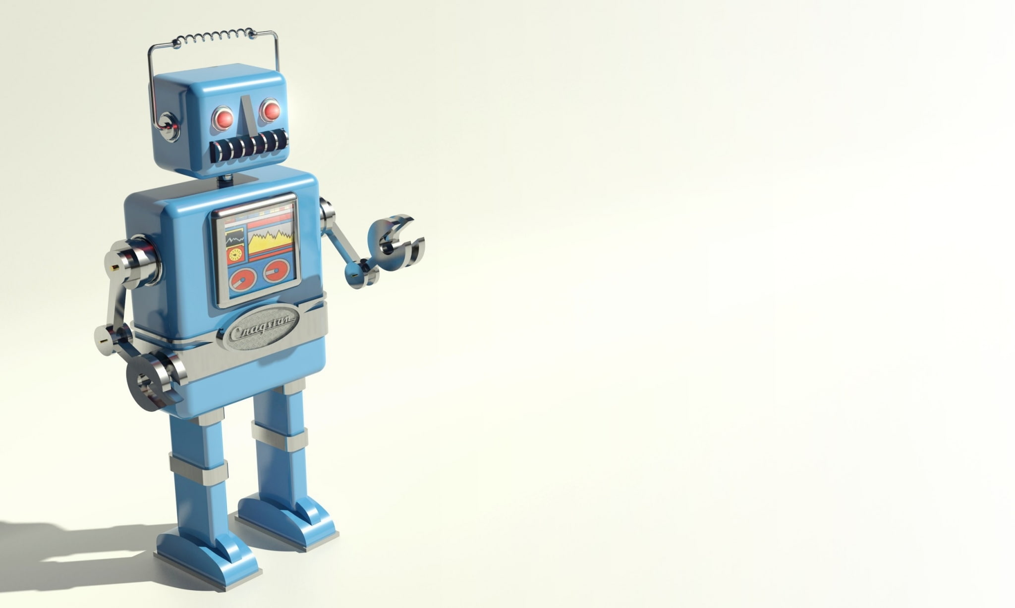 robot  computer, technology, toy, copy space, representation