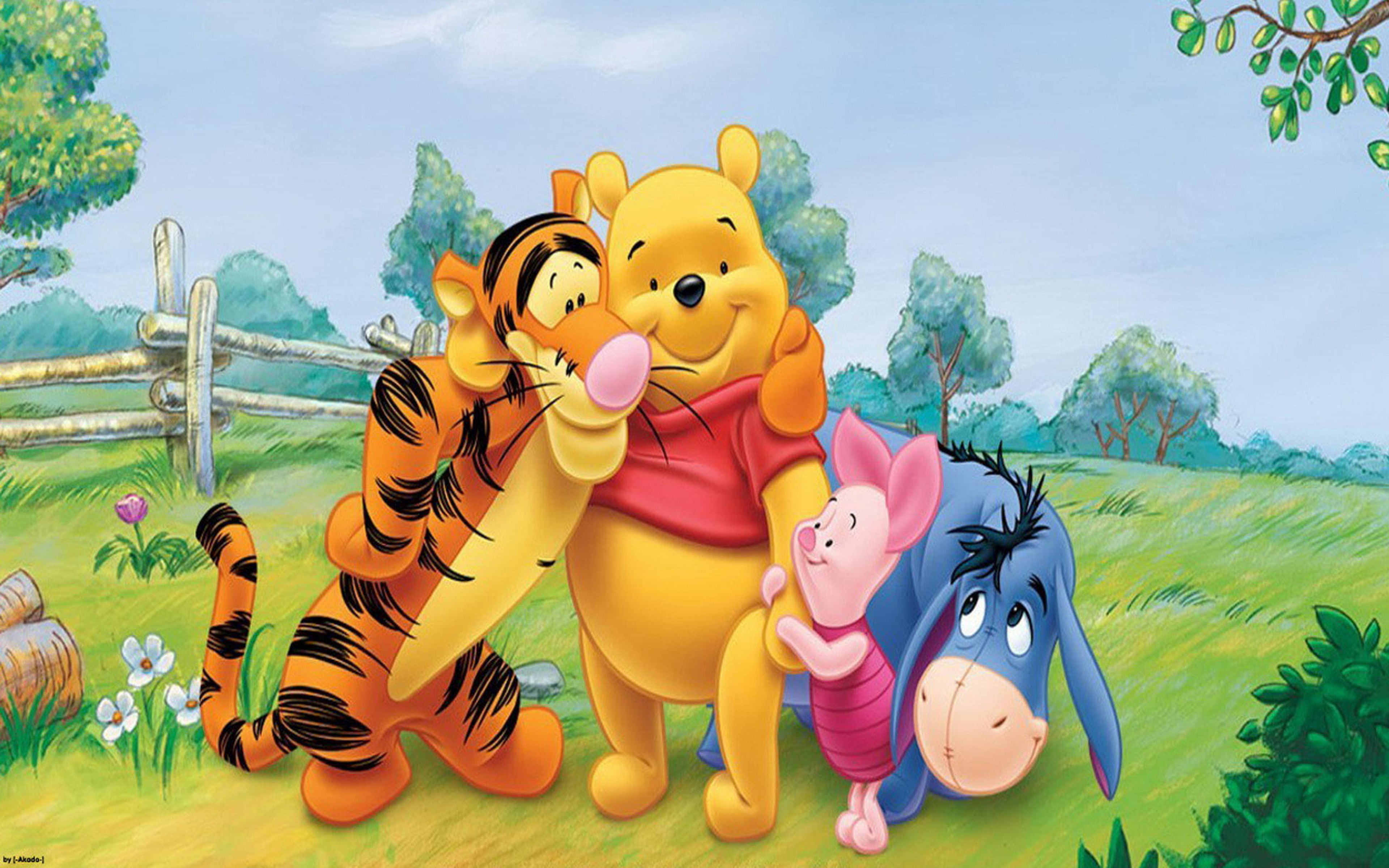Winnie The Pooh Tigger Piglet Eeyore Hd Wallpapers For Mobile Phones Tablet And Laptop 3840×2400
