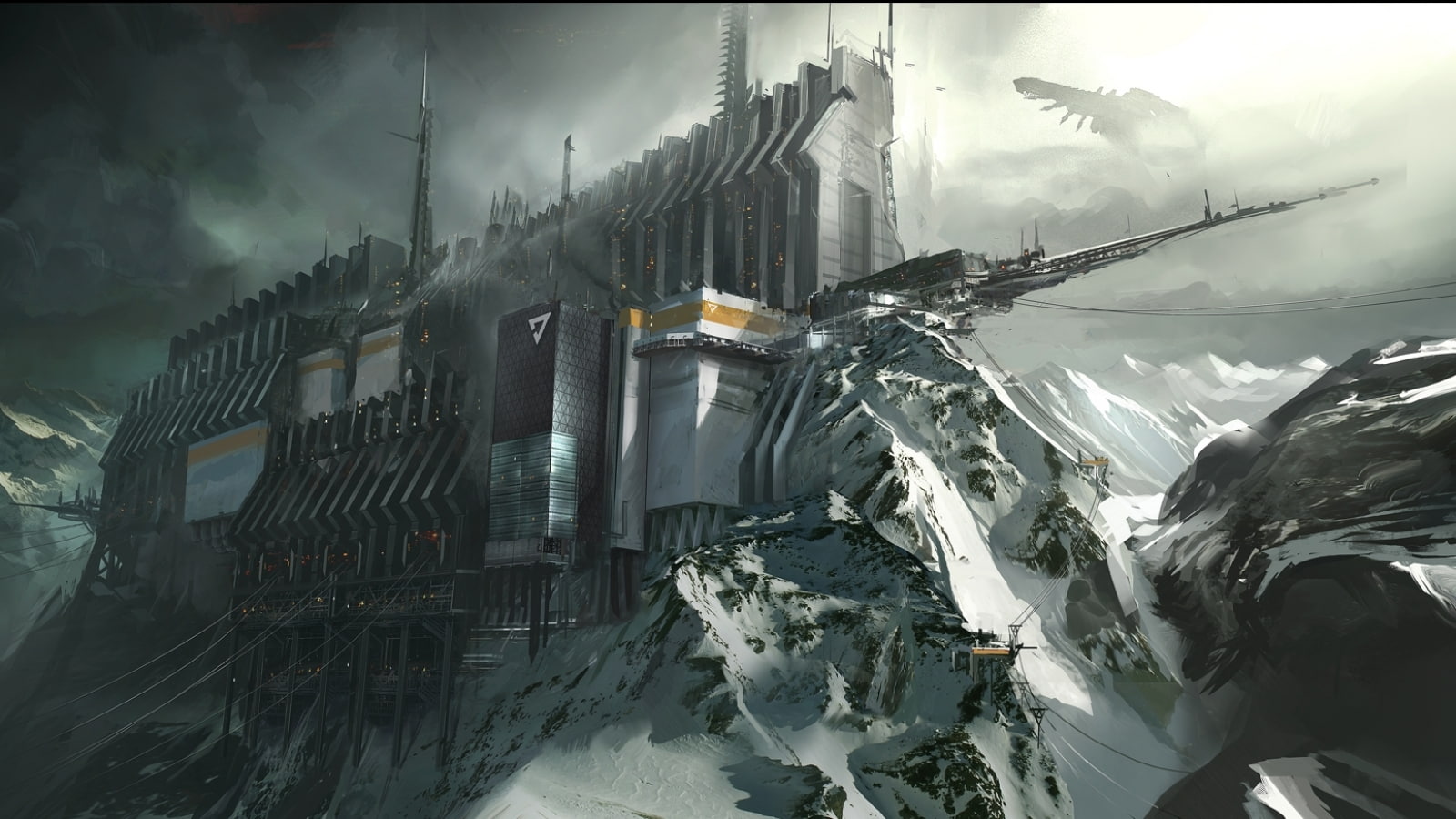 fall, killzone, sci fi, shadow, spaceship