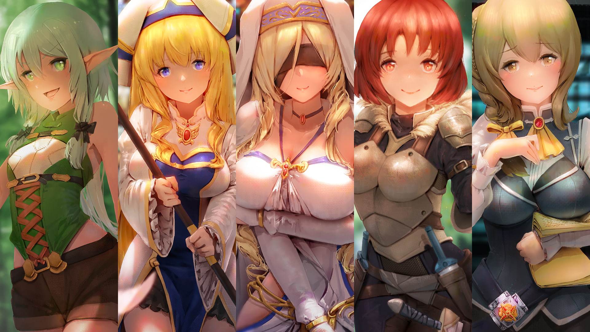 Free Download Hd Wallpaper Anime Goblin Slayer Onna Shinkan Sword Maiden Goblin Slayer