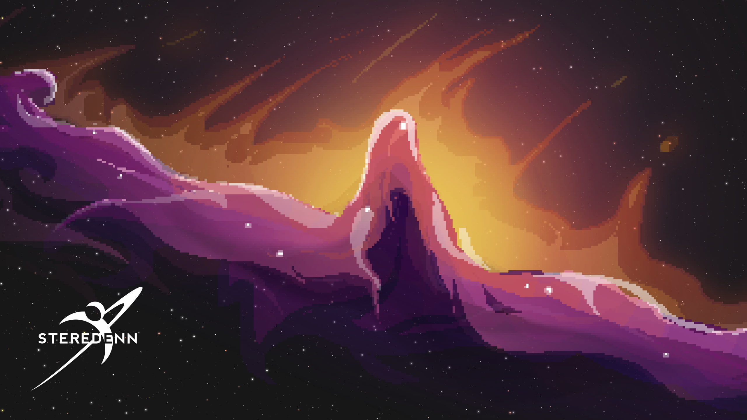 Free download | HD wallpaper: Indie Games, nebula, Pixel Art, Pixels