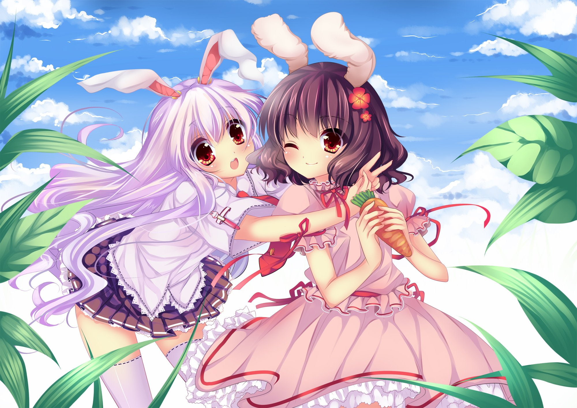 Free download | HD wallpaper: animal, ears, games, imperishable, inaba ...