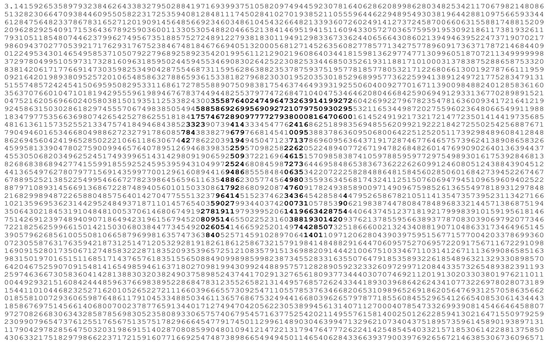 pi typography numbers, full frame, pattern, backgrounds, textured