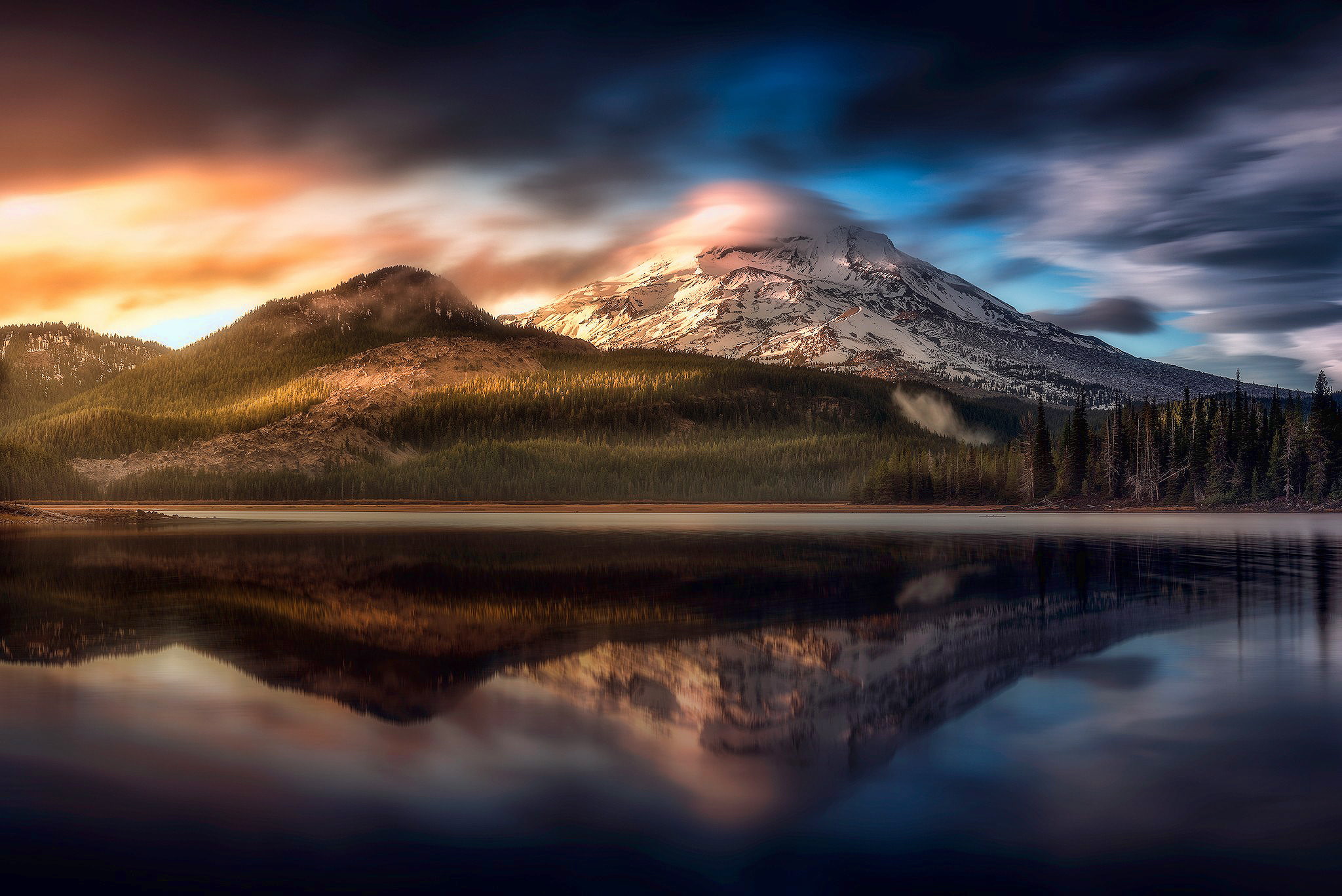 wallhaven-462060, mountain, water, sky, cloud - sky, scenics - nature