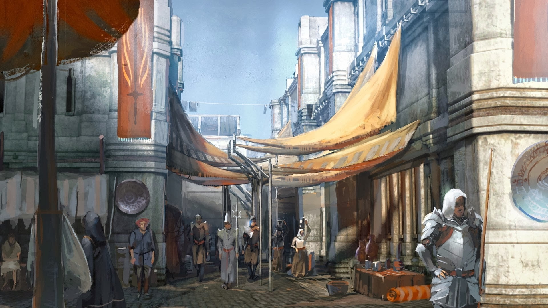 fantasy art, architecture, built structure, building exterior