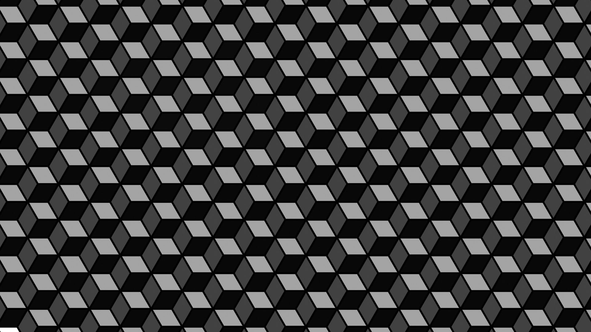 pattern, optical illusion, cube, backgrounds, full frame, design