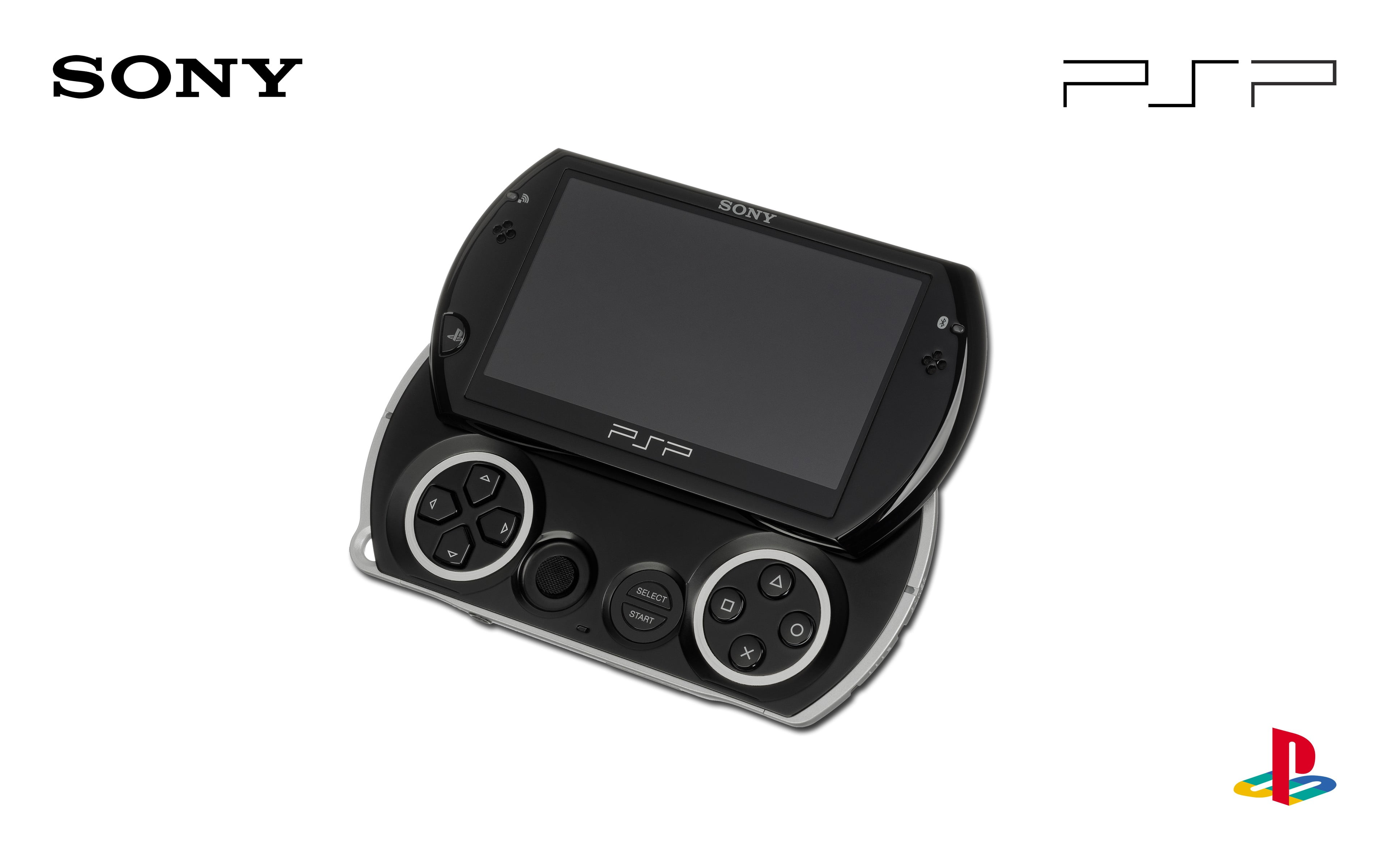 black Sony PSP, consoles, video games, simple background, technology
