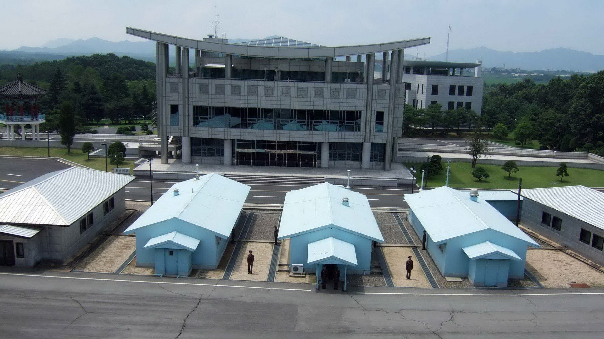 architecture, building, DPRK, Korean Demilitarized Zone, North Korea
