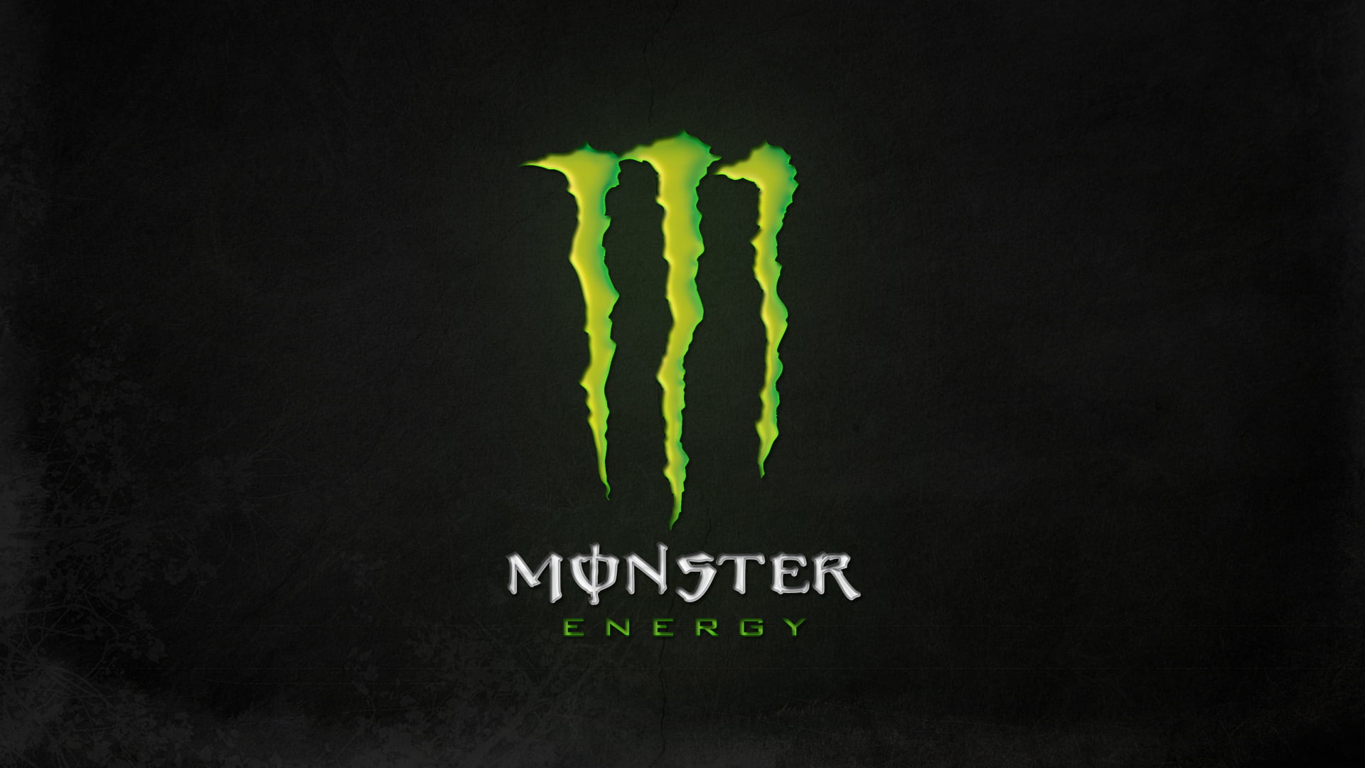 Monster Energy logo, green, background, blackboard, business
