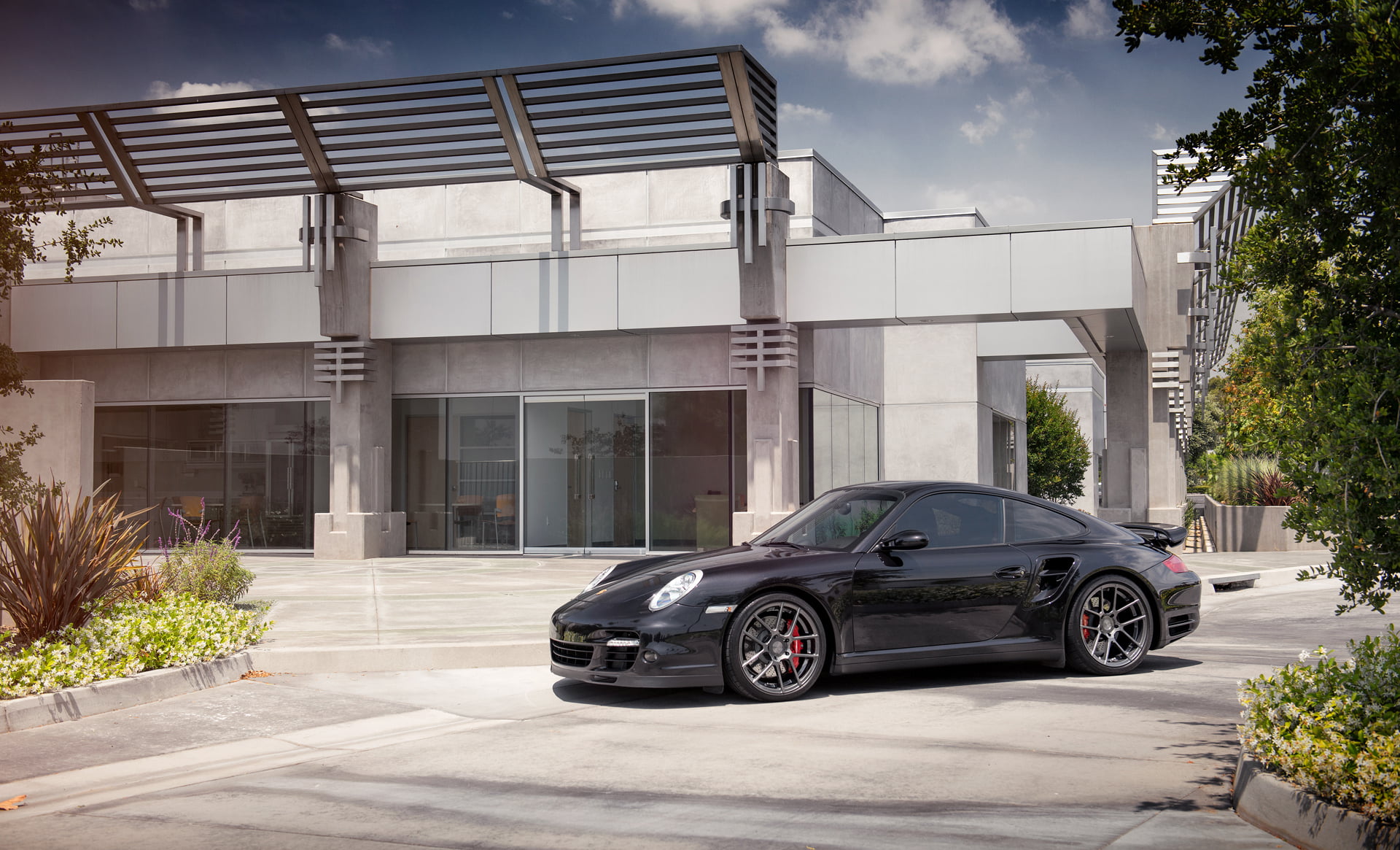 997, Porsche, turbo, black