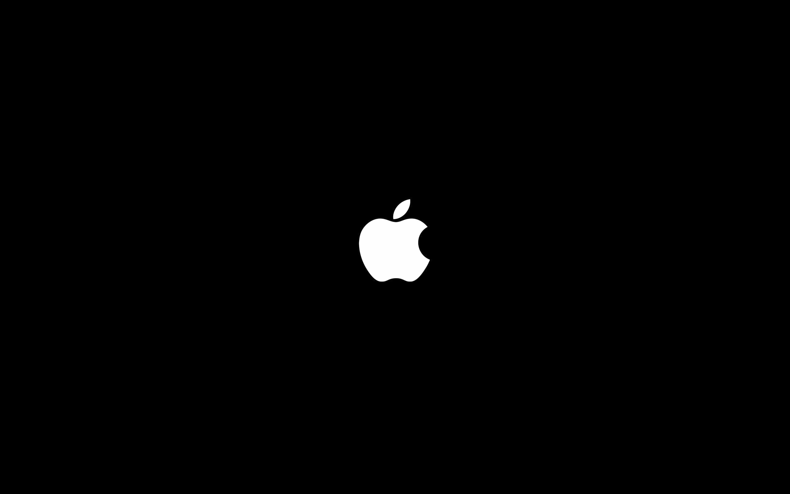 Apple Inc., black, minimalism, logo