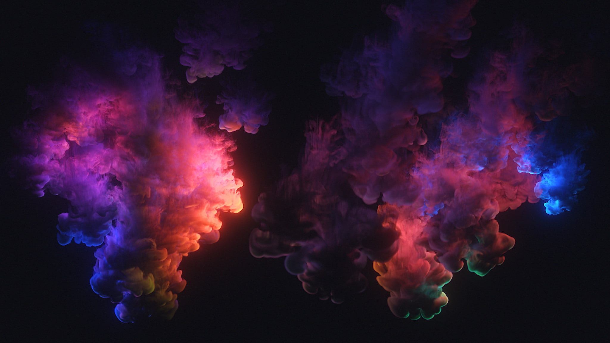 Colorfu, 4k, 8k, HD, smoke, abstract