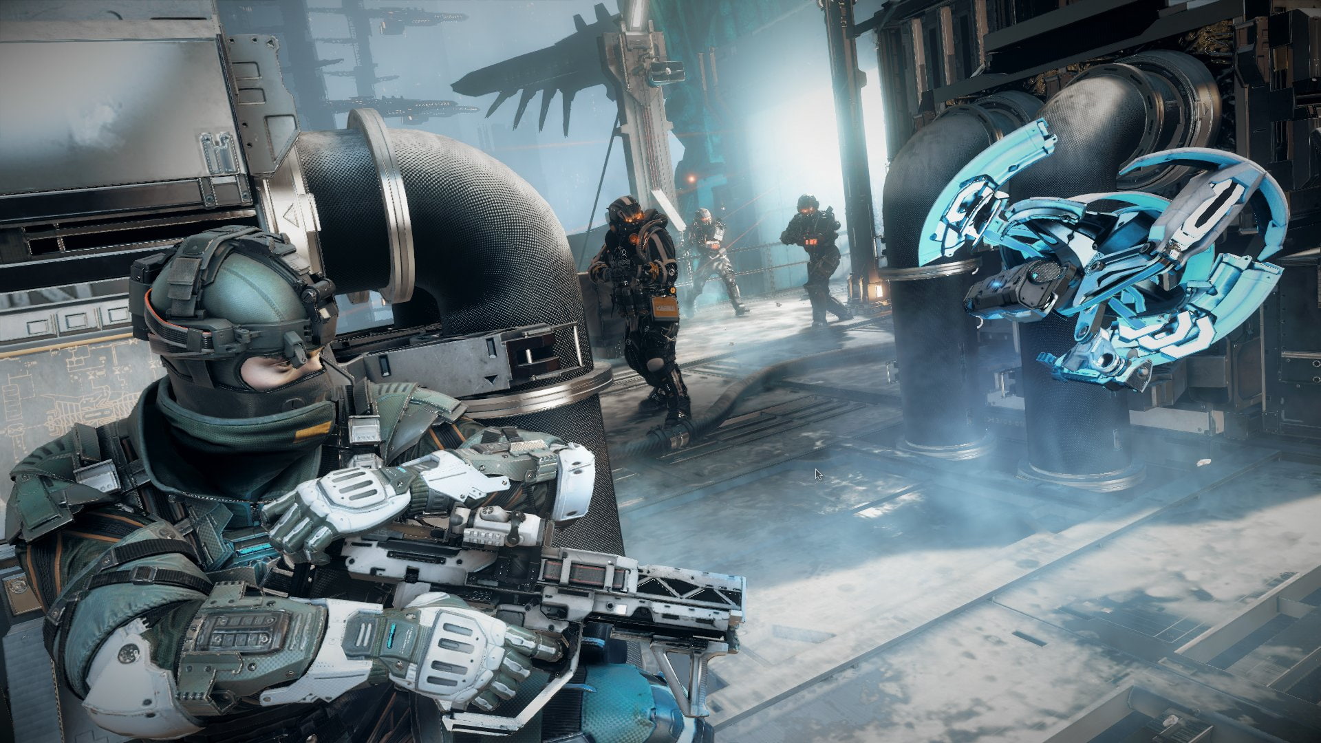action, fall, killzone, sci fi, shadow, shooter, warrior