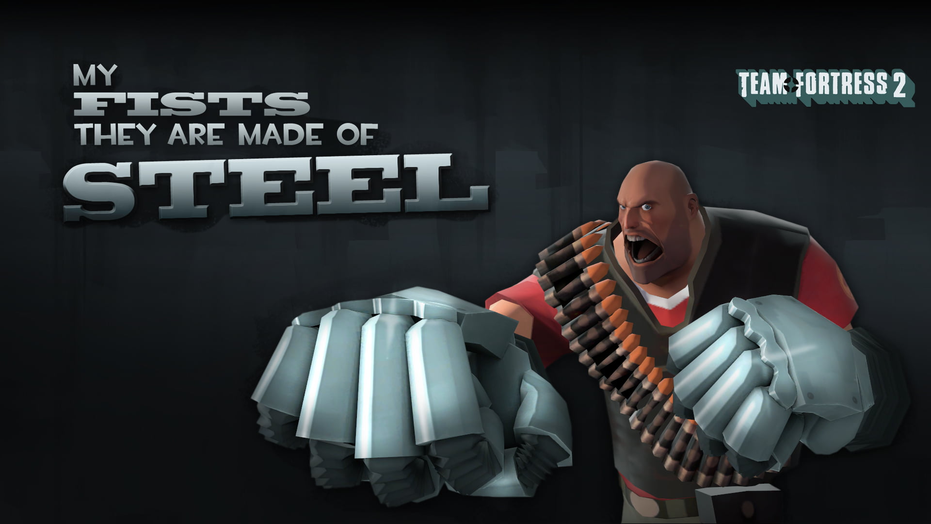 Team Fortress 2, Heavy (charater), shouting, one person, men