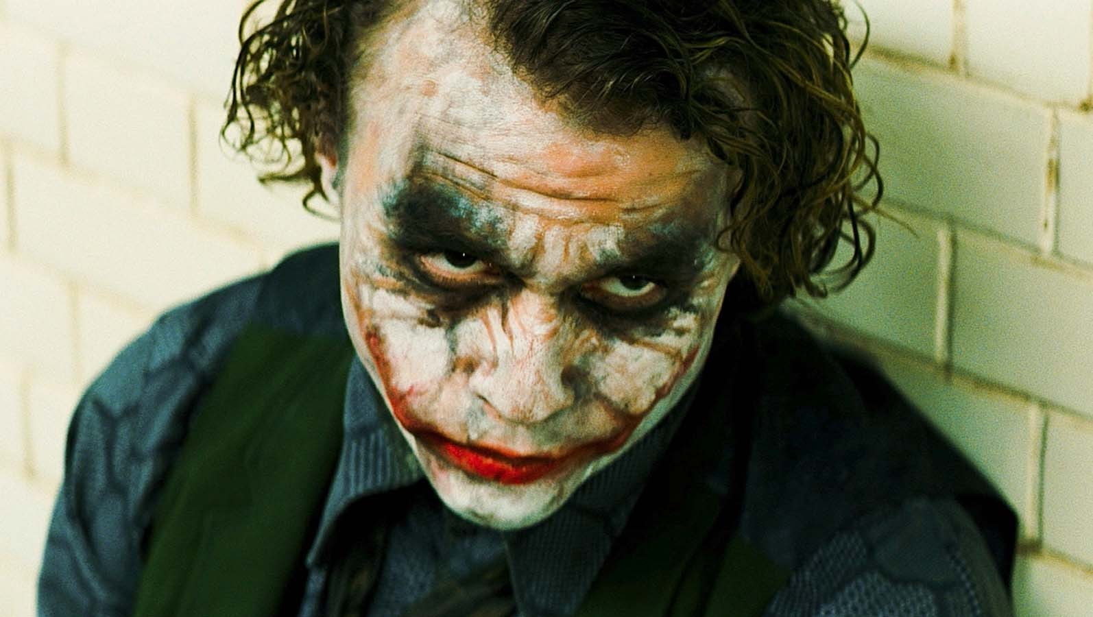 Joker, Heath Ledger, The Dark Knight, portrait, one person