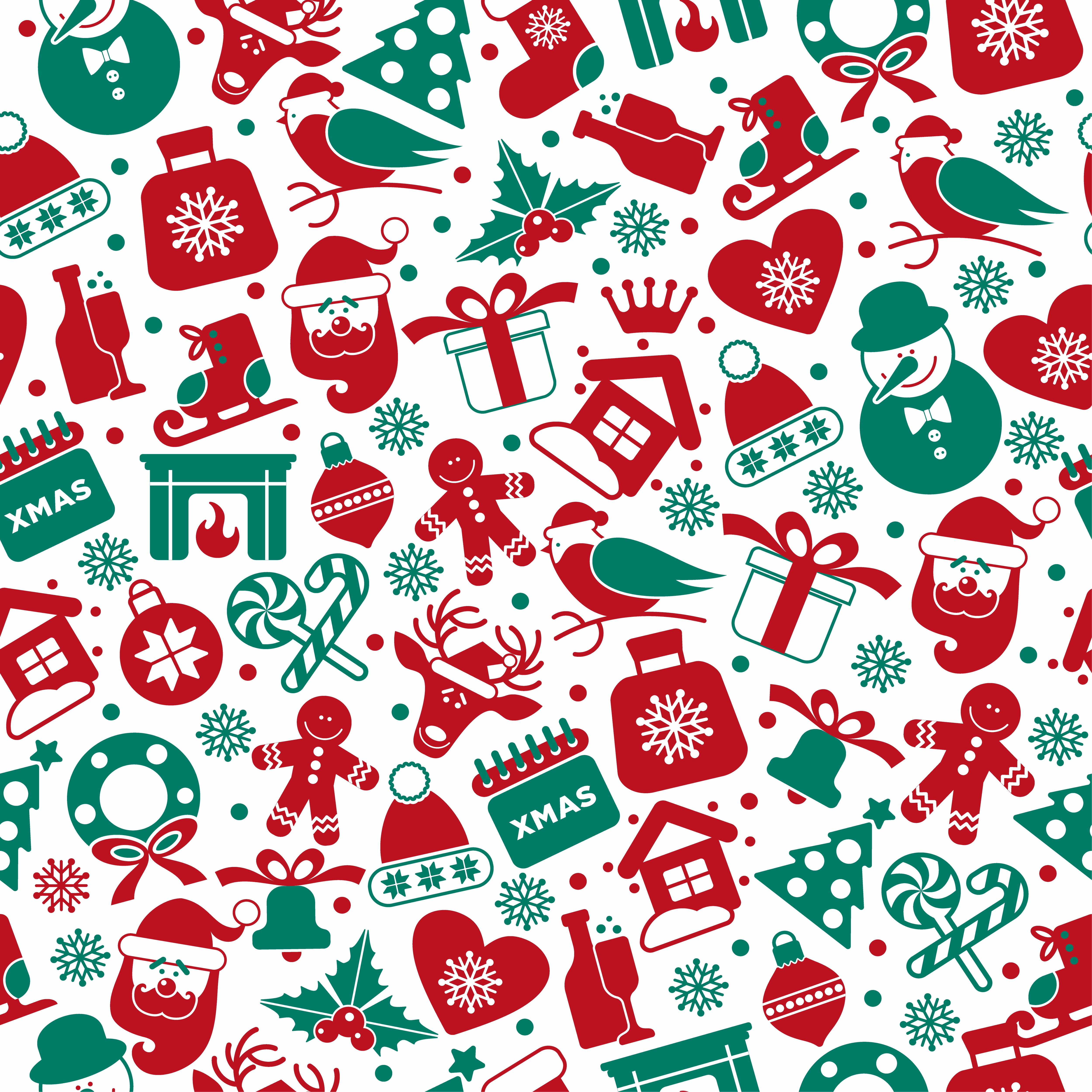 background, vector, texture, christmas, winter, pattern, seamless