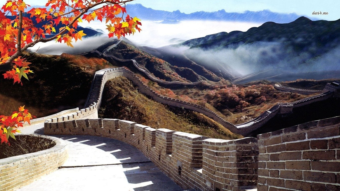 Monuments, Great Wall of China, mountain, architecture, beauty in nature