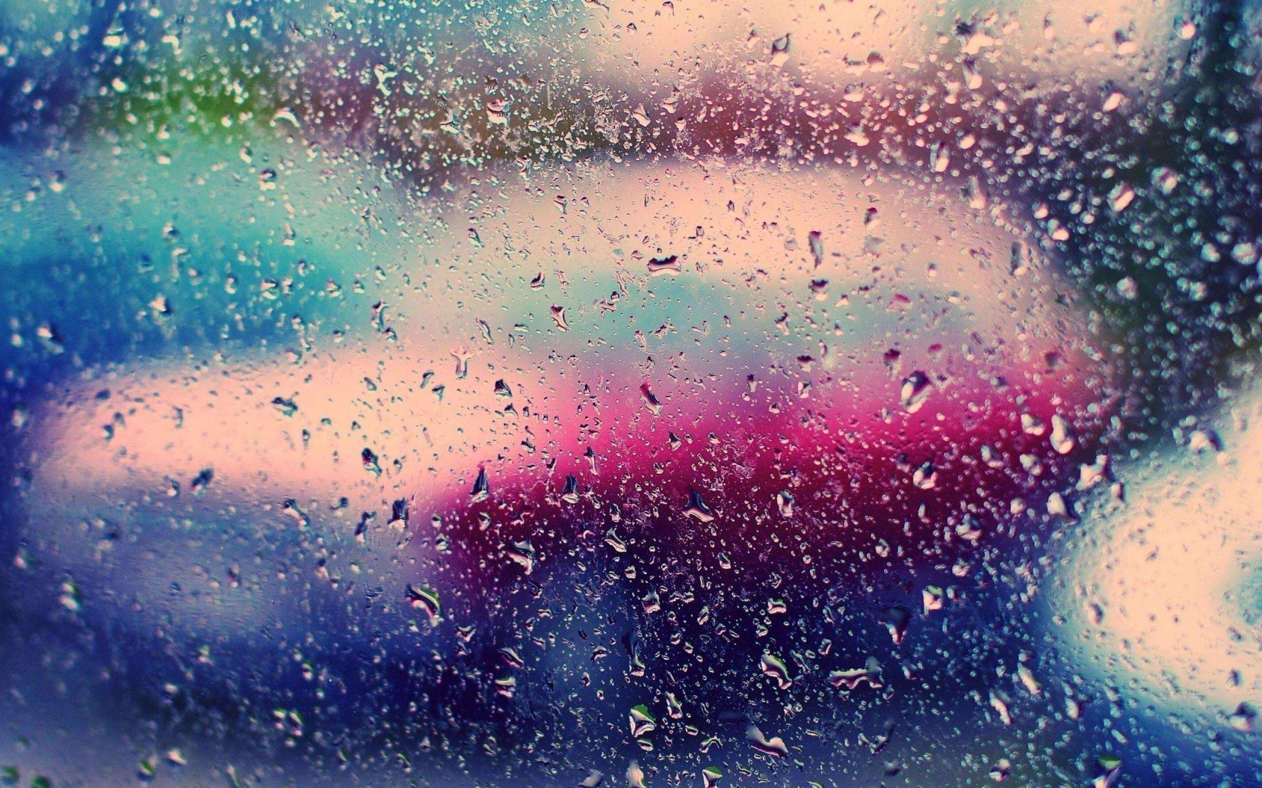 Drops, Background, Surface, Glare, wet, water, glass - material