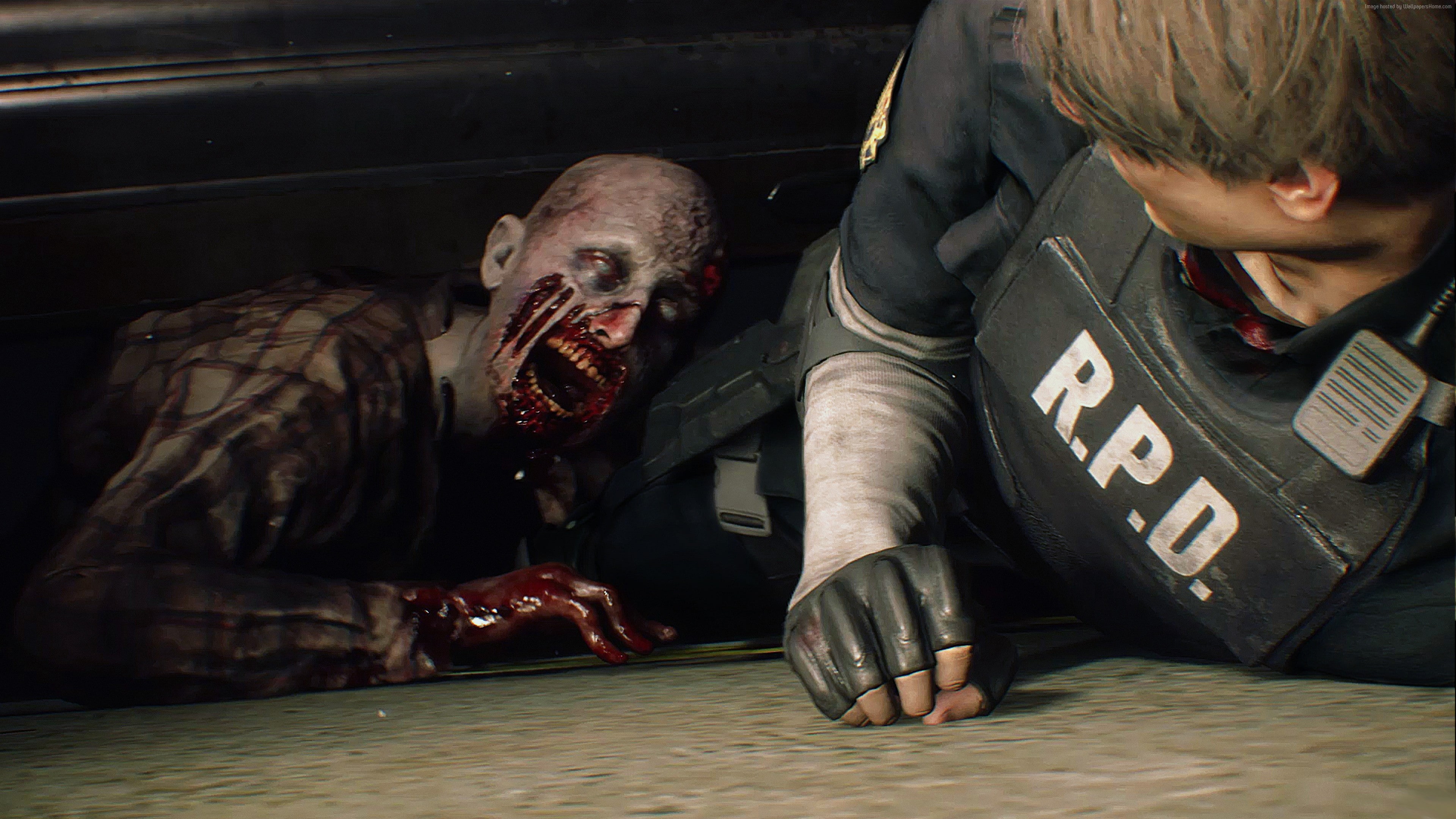4K, E3 2018, Resident Evil 2, screenshot
