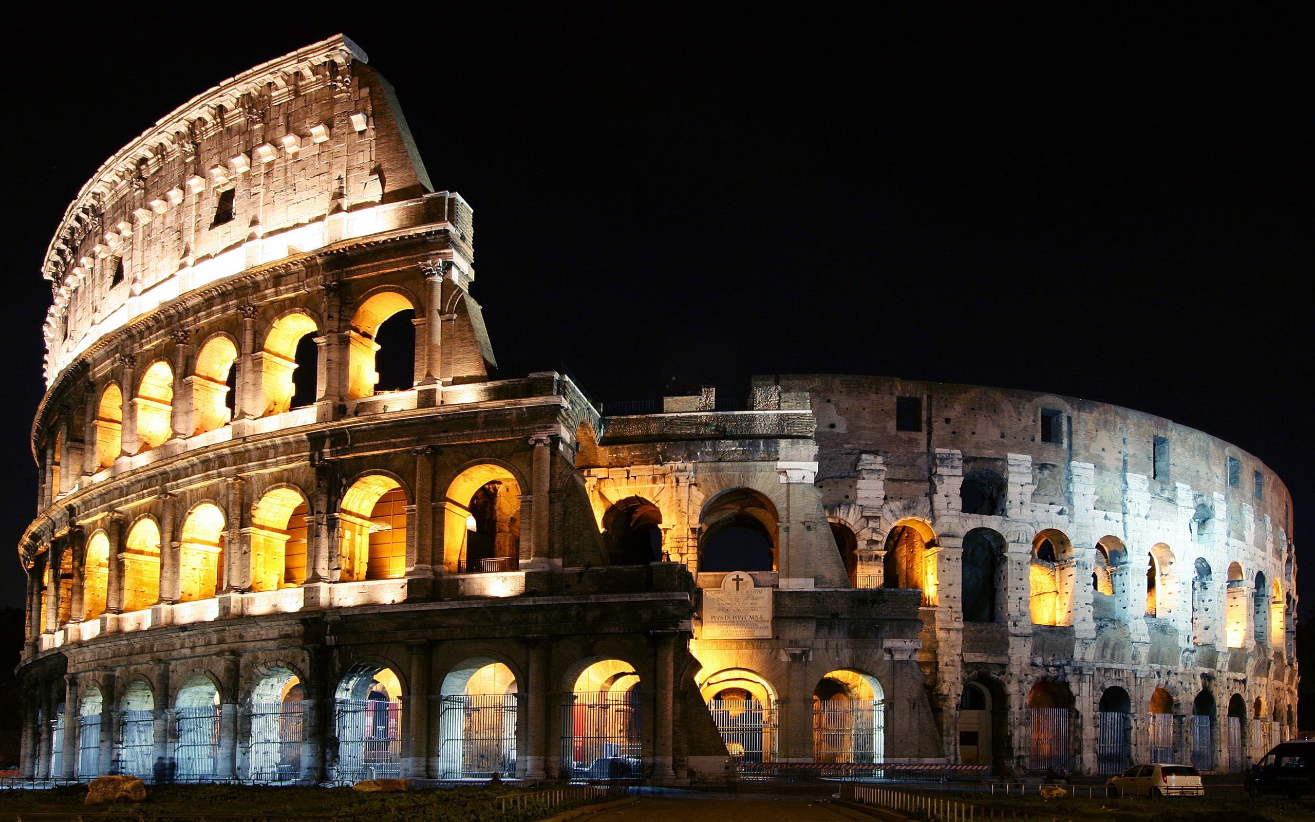 Italy Rome colosseum night, the coloseum photo
