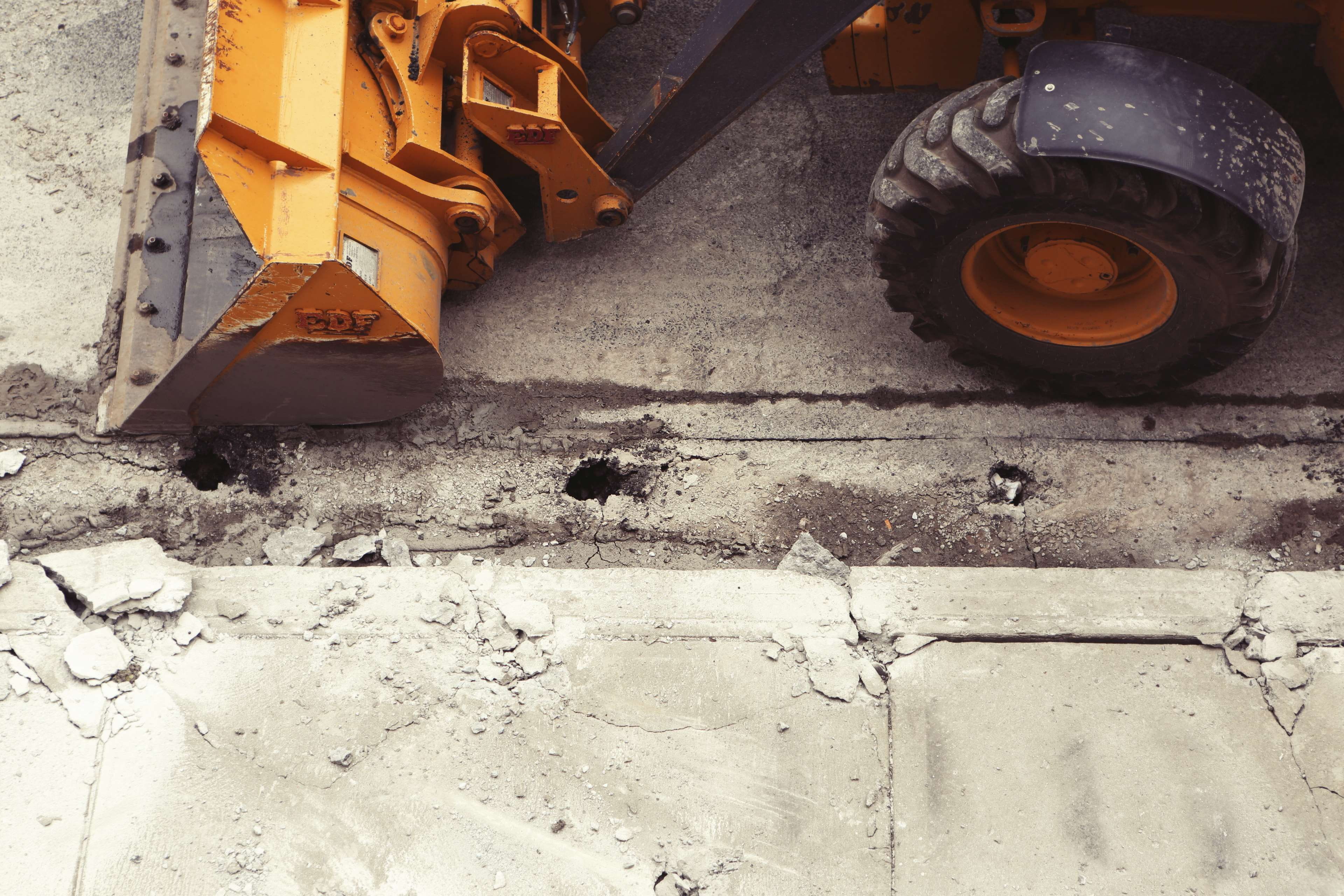 bagger, constructing, construction, destroyed, excavator, industry