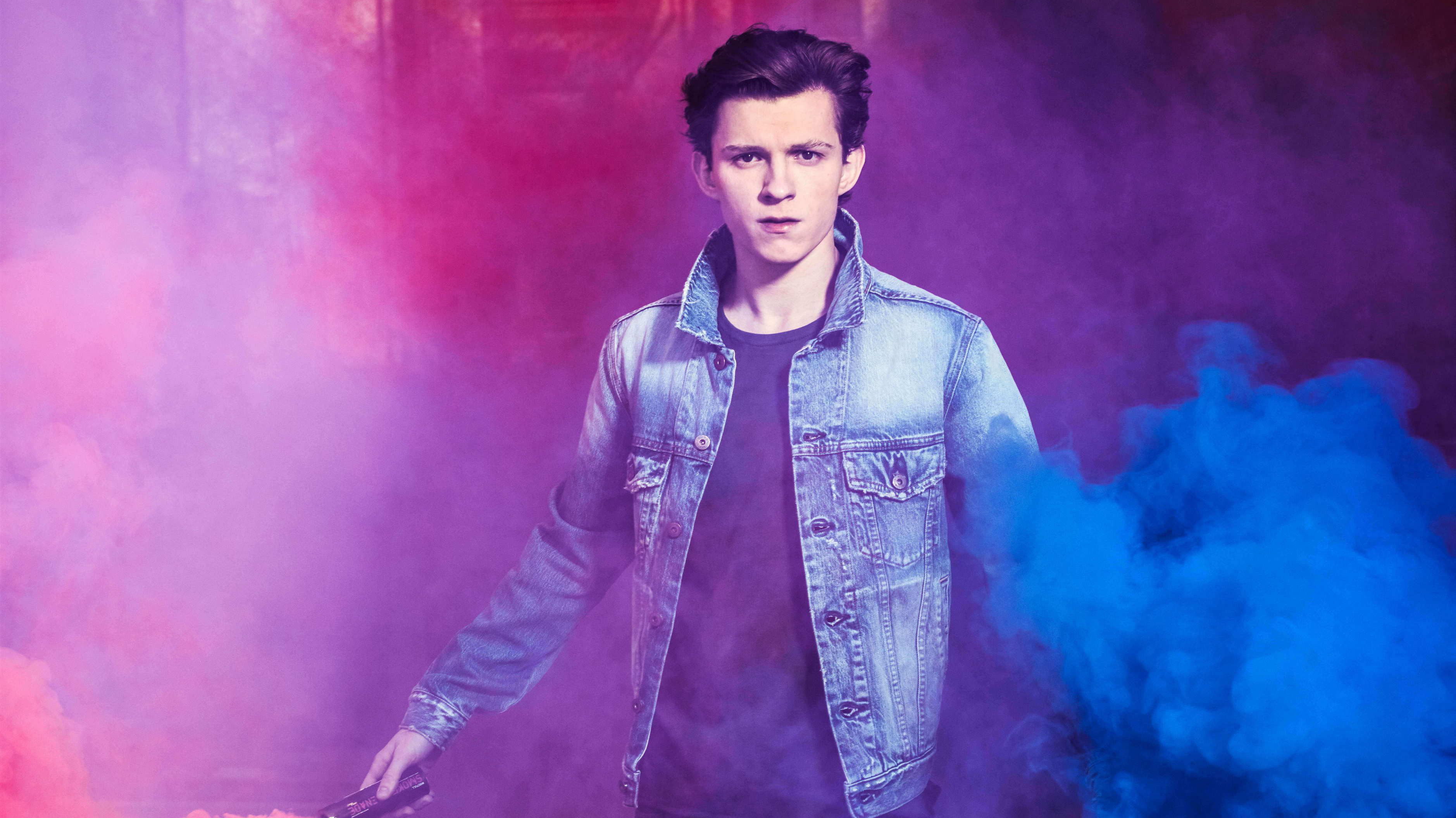 tom holland, male celebrities, boys, hd, 4k, smoke - physical structure