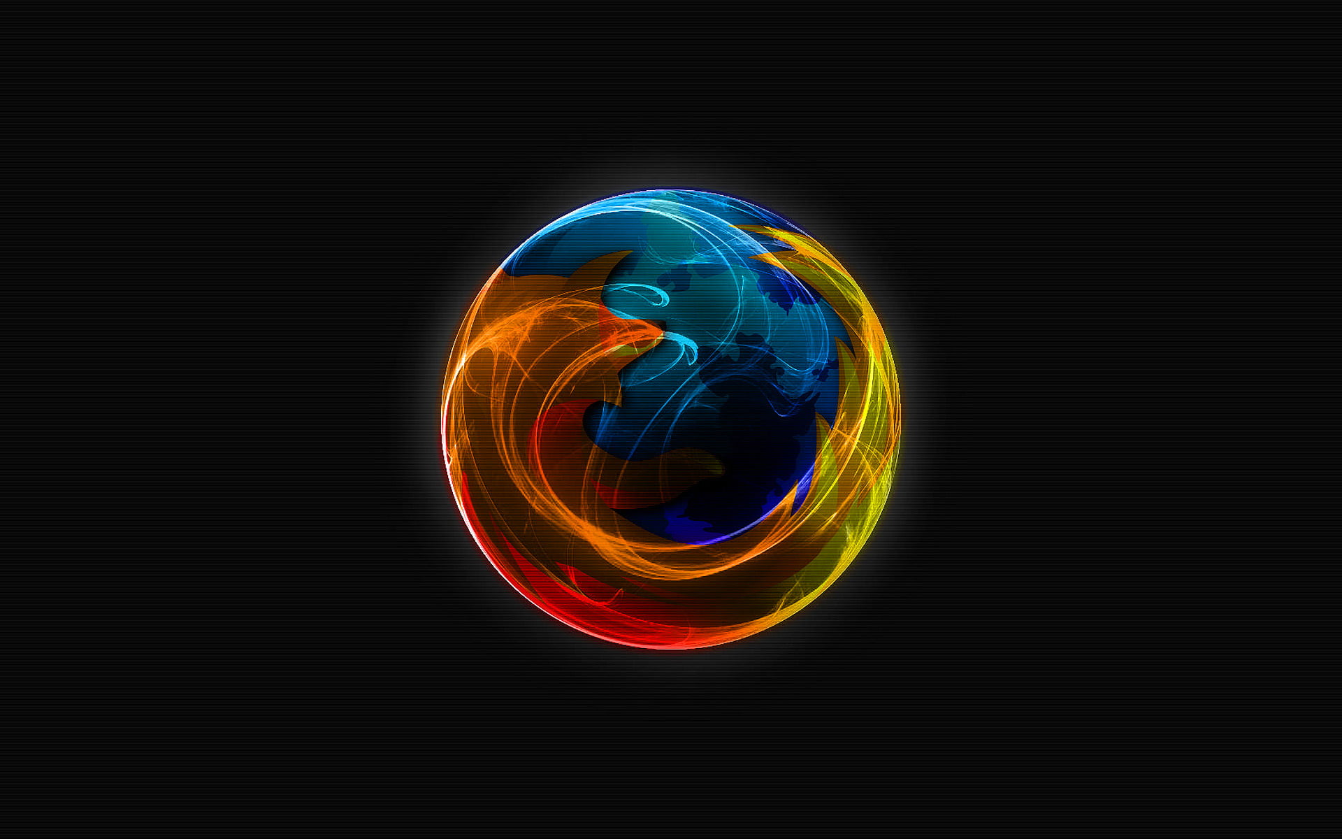 Mozilla Firefox, round multicolored digital wallpaper, Computers