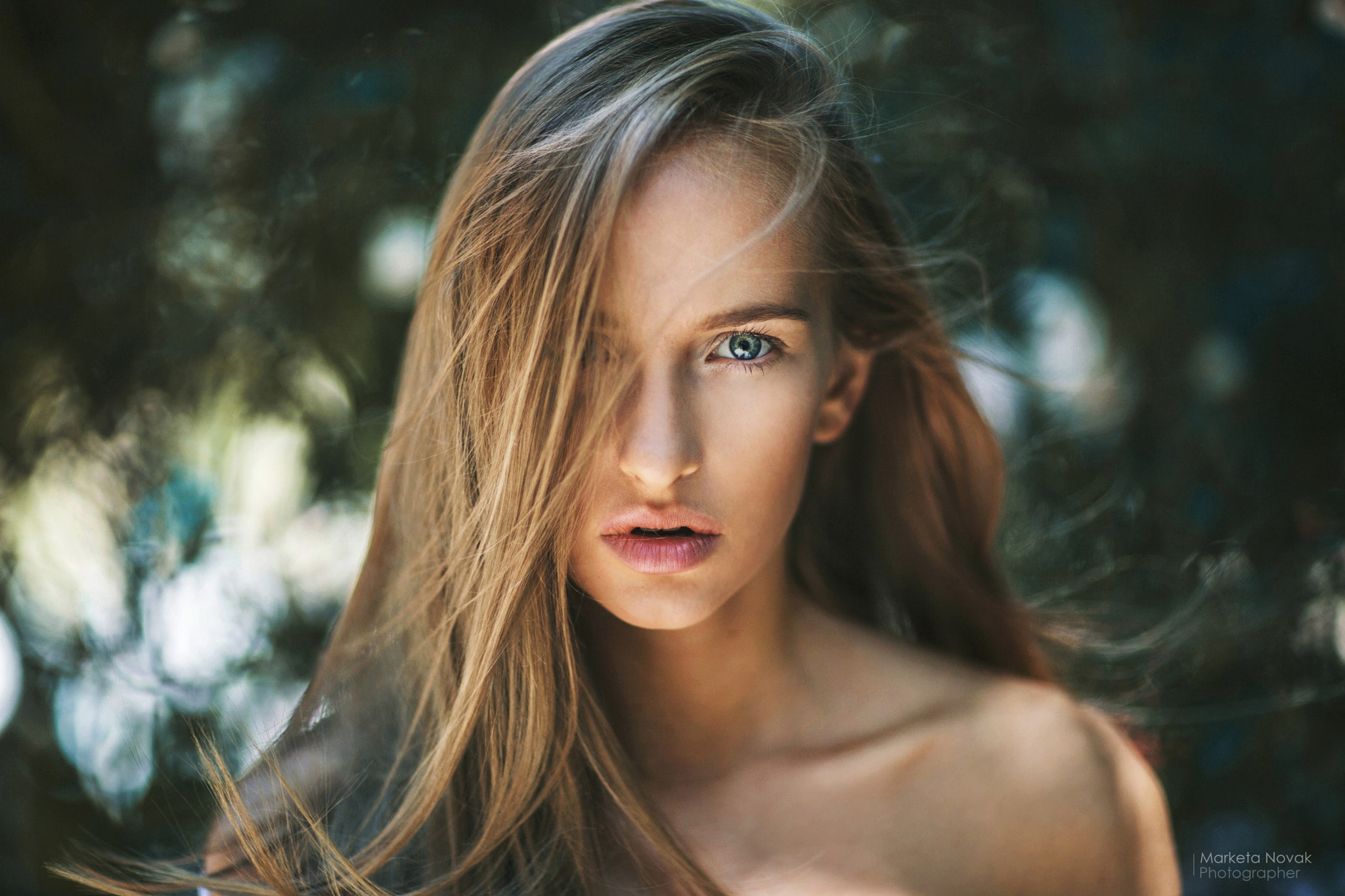 Marketa Novak, face, portrait, women, model