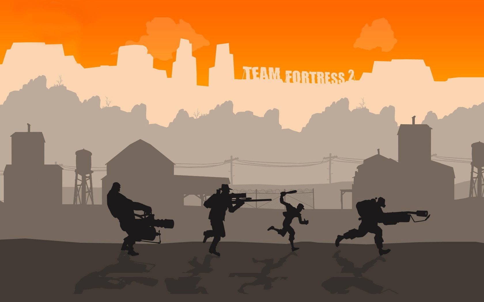 Team Fortress 2 wallpaper, building exterior, architecture, sky