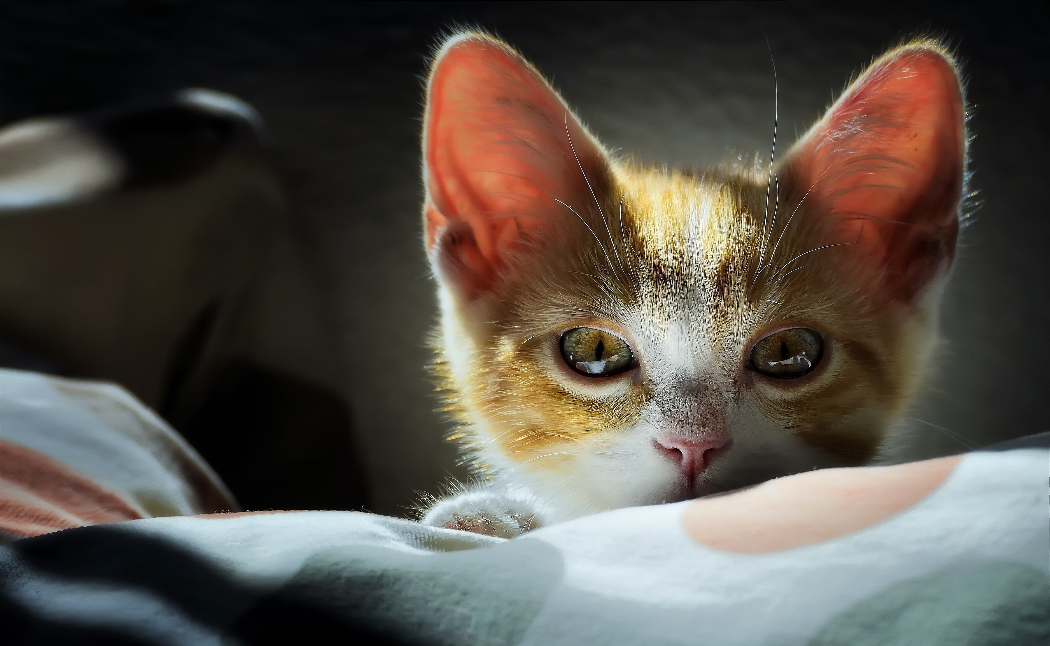 look, muzzle, kitty