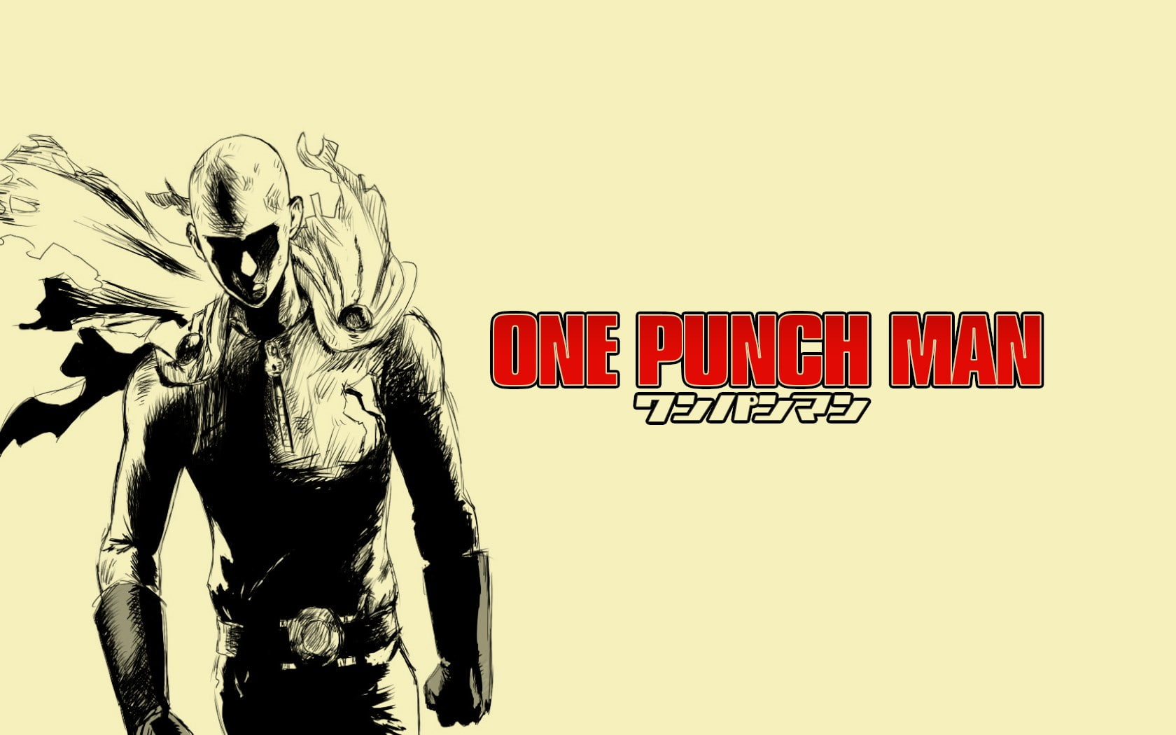 One-Punch Man, Saitama, text, western script, human representation