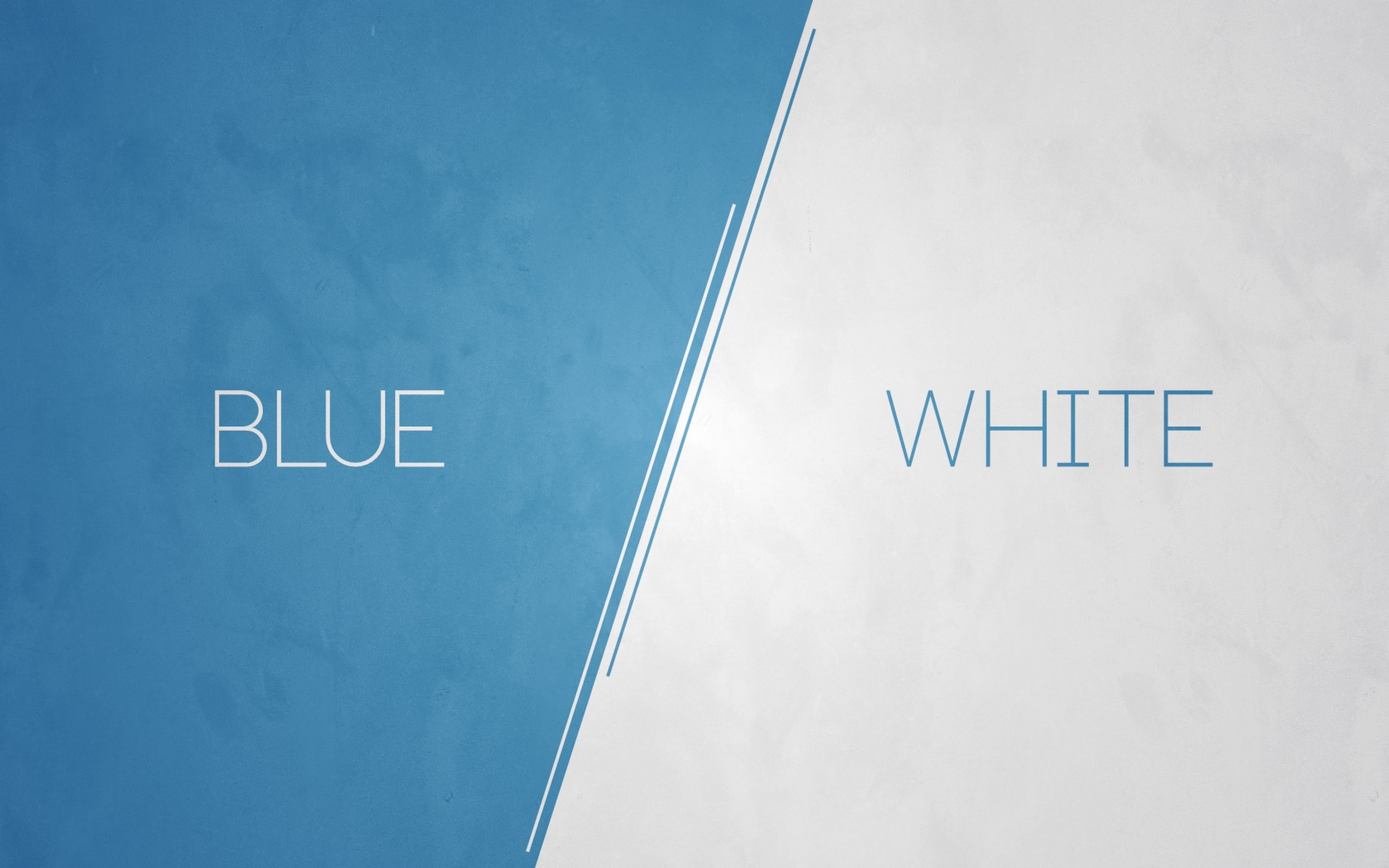 white, simple