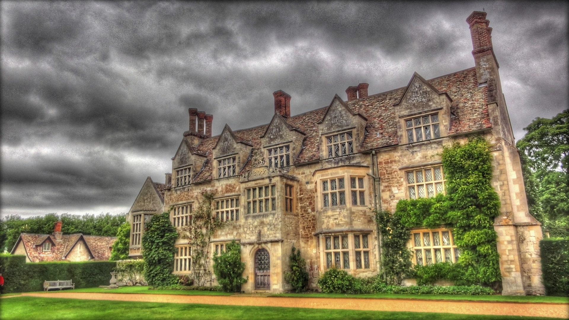 anglesey abbey, architecture, building exterior, built structure