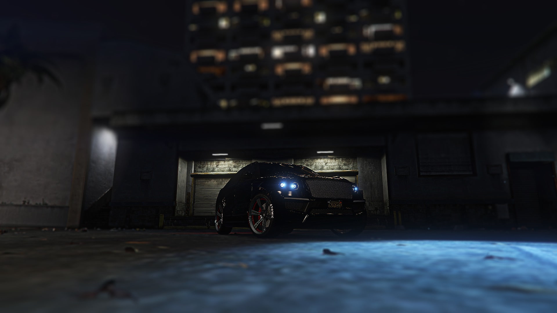 Blurred, Grand Theft Auto V, LED Headlight, SUV