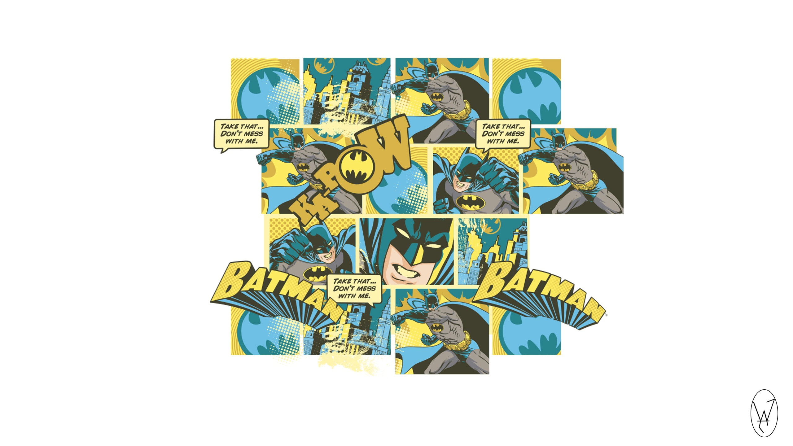 Batman, sketches, logo, comics