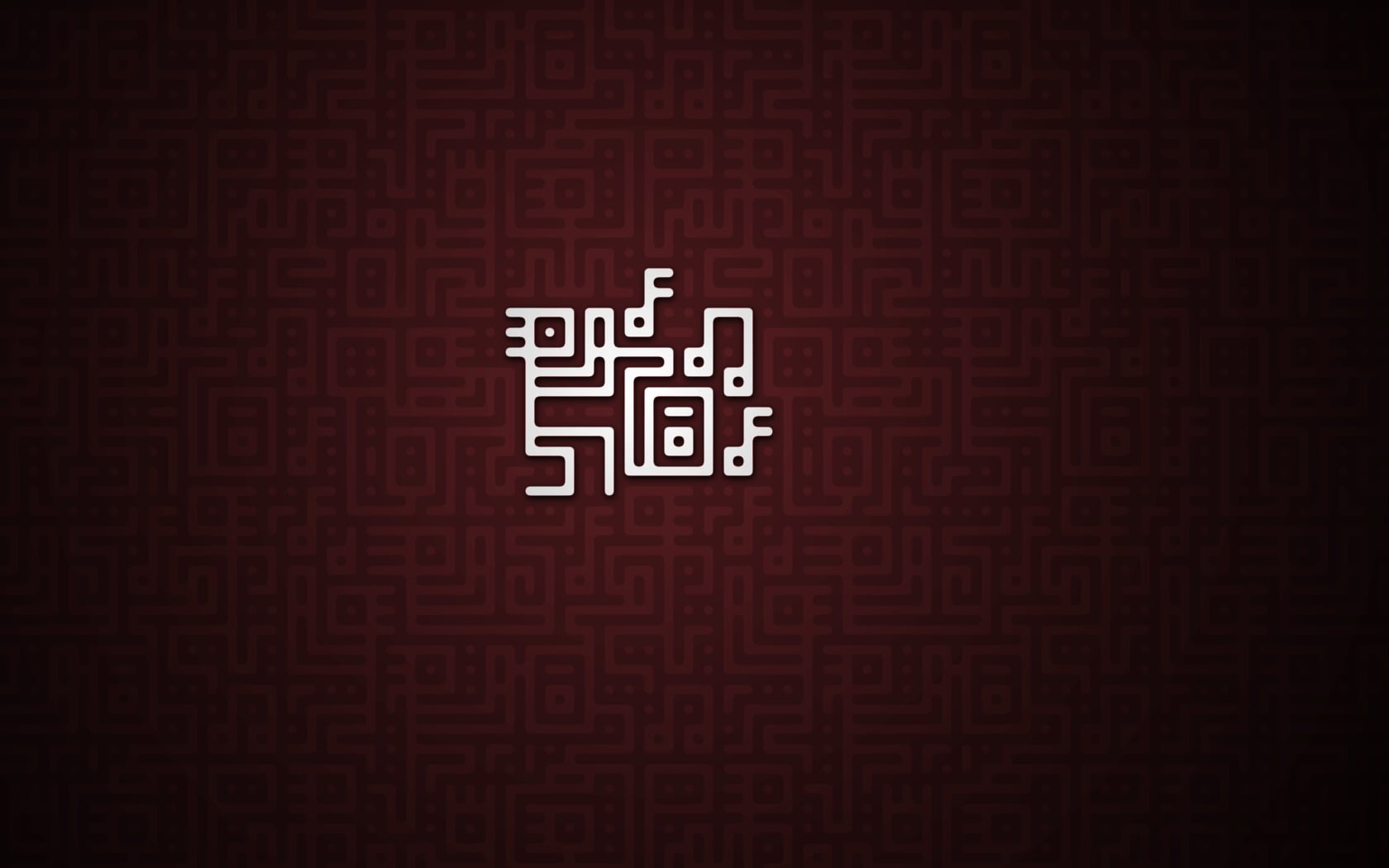 white tribe logo illustration, music, indoors, text, red, no people