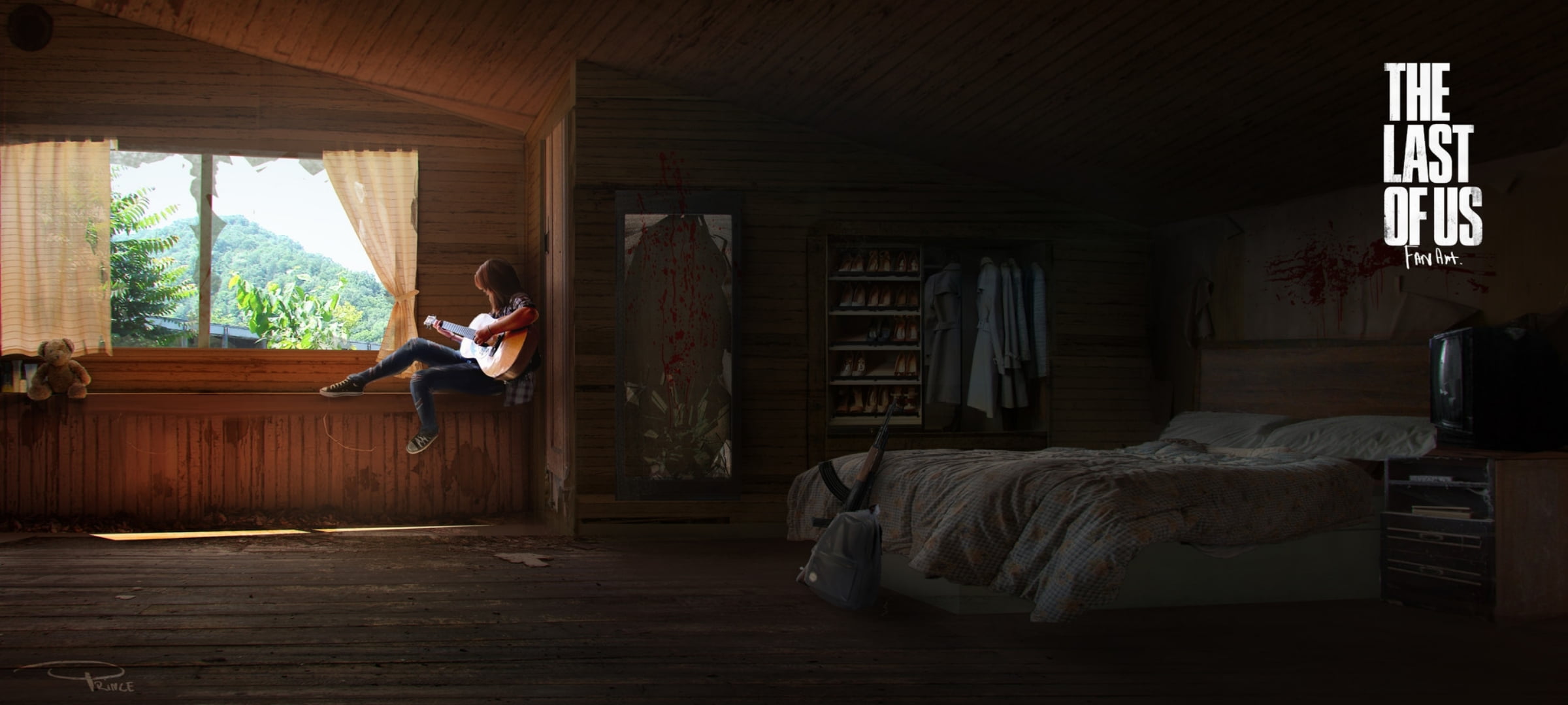 Ellie, Art, Game, Concept Art, The Last of Us, Naughty Dog