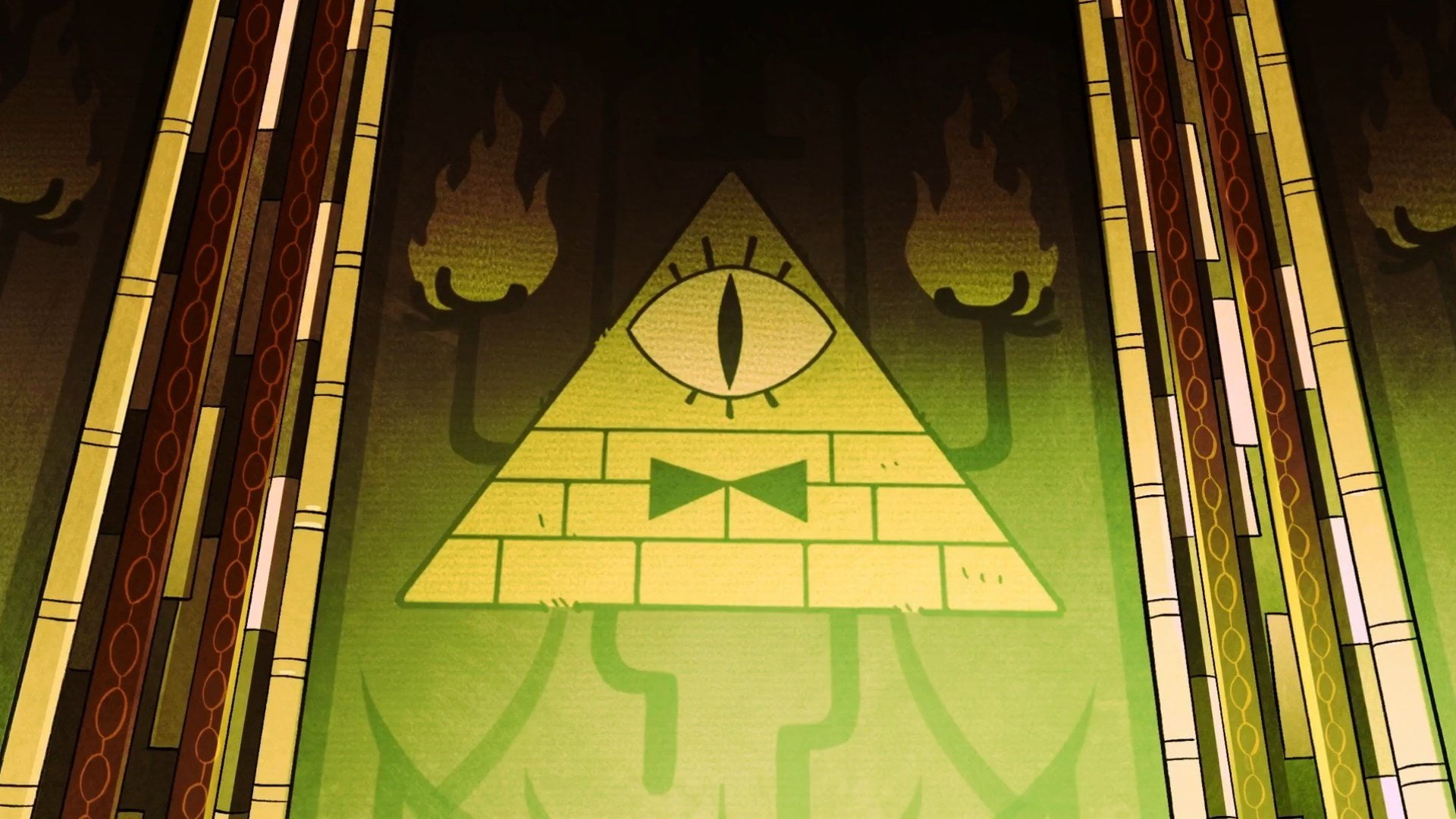 gravity falls, architecture, no people, sign, built structure