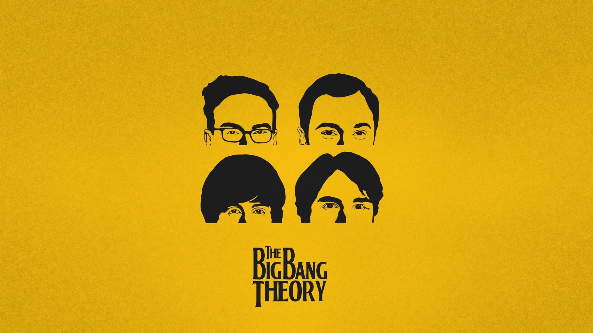 The Big Bang Theory wallpaper, fan art, communication, text, yellow